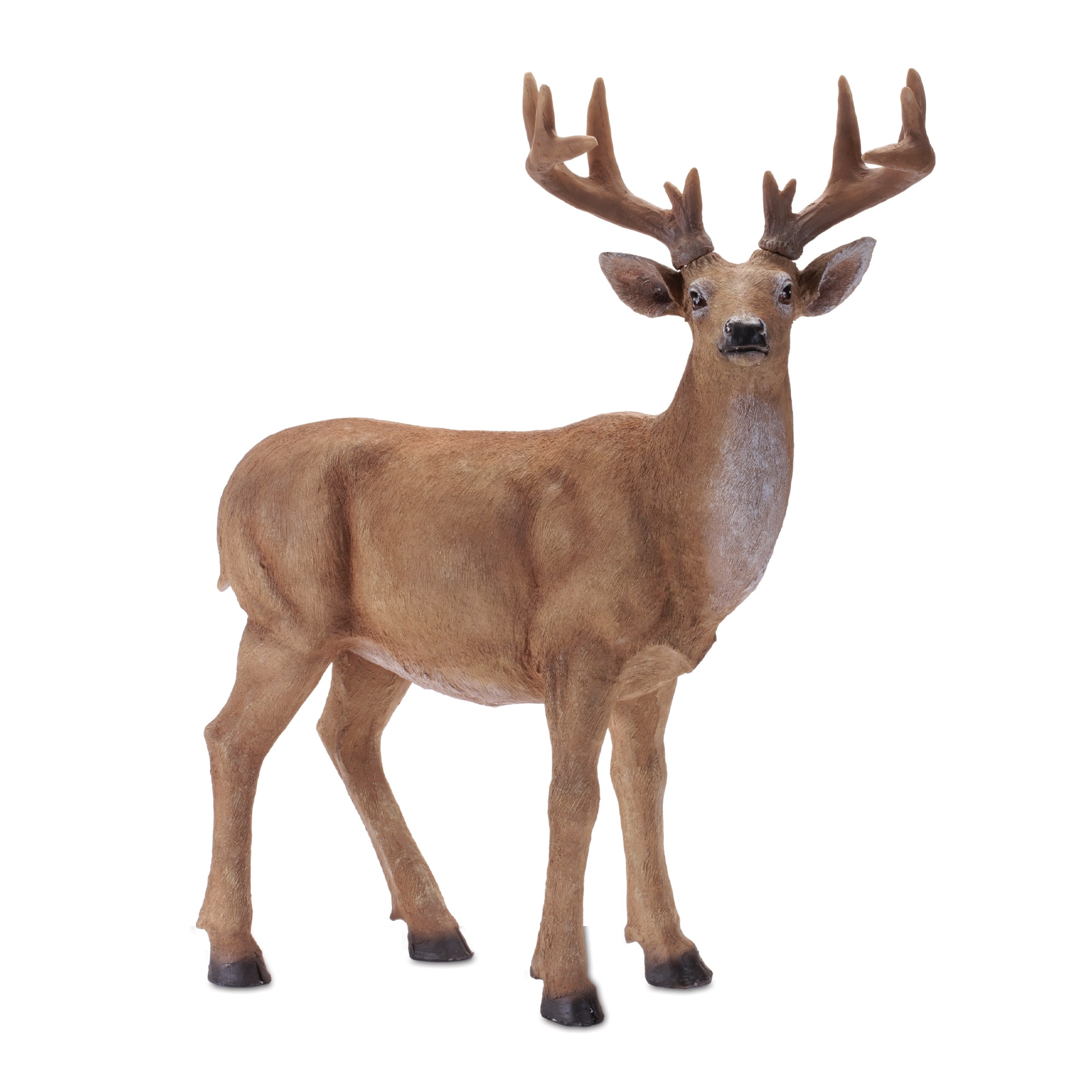 Melrose 31" Large Standing Woodland Deer Figurine