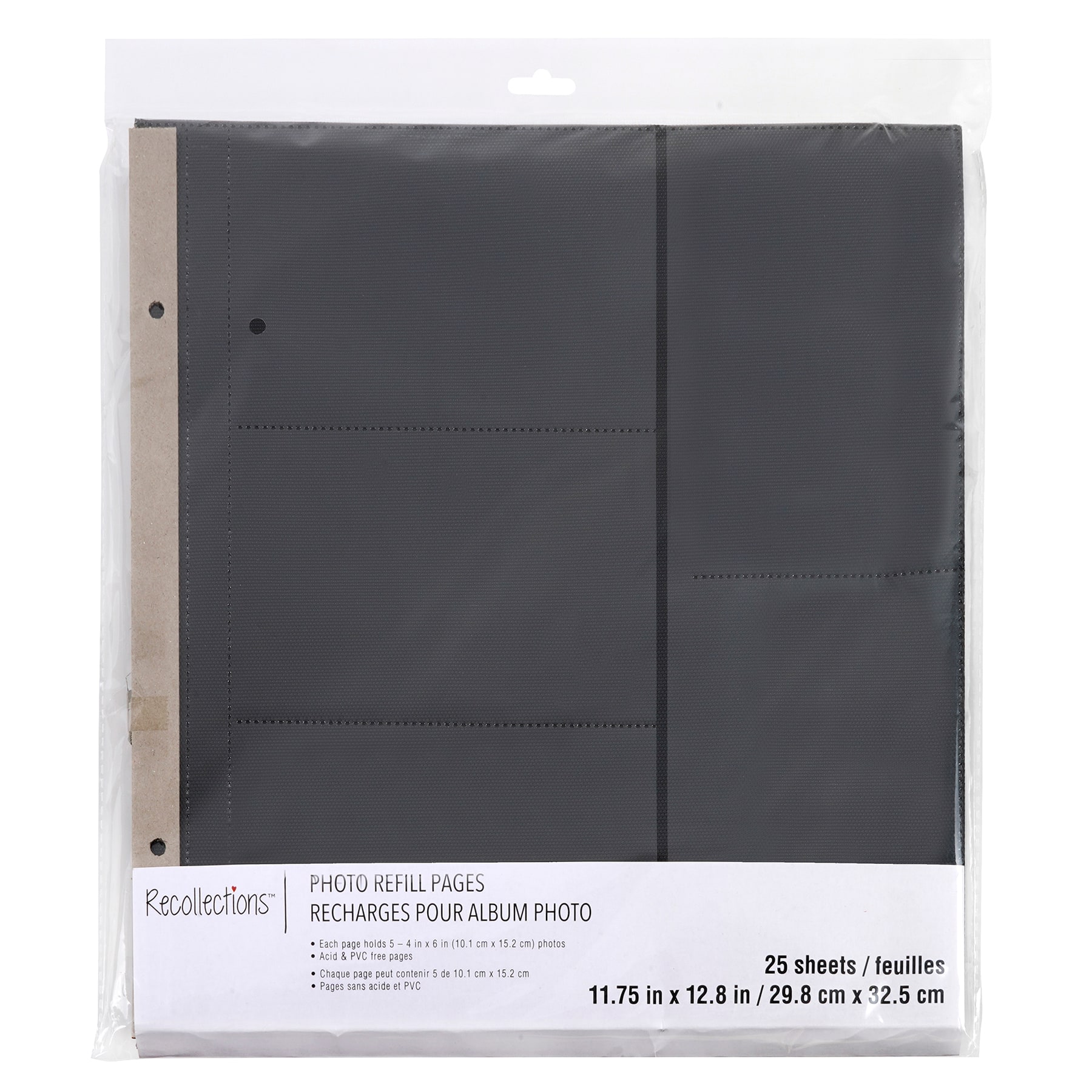 5 Slot 4" x 6" Photo Album Refill Pages, 25ct. by Recollections™