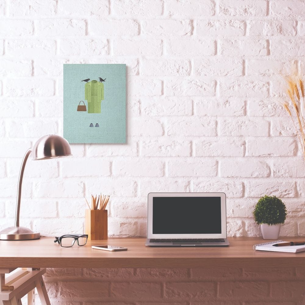 Stupell Industries The Birds Character's Fashion Canvas Wall Art