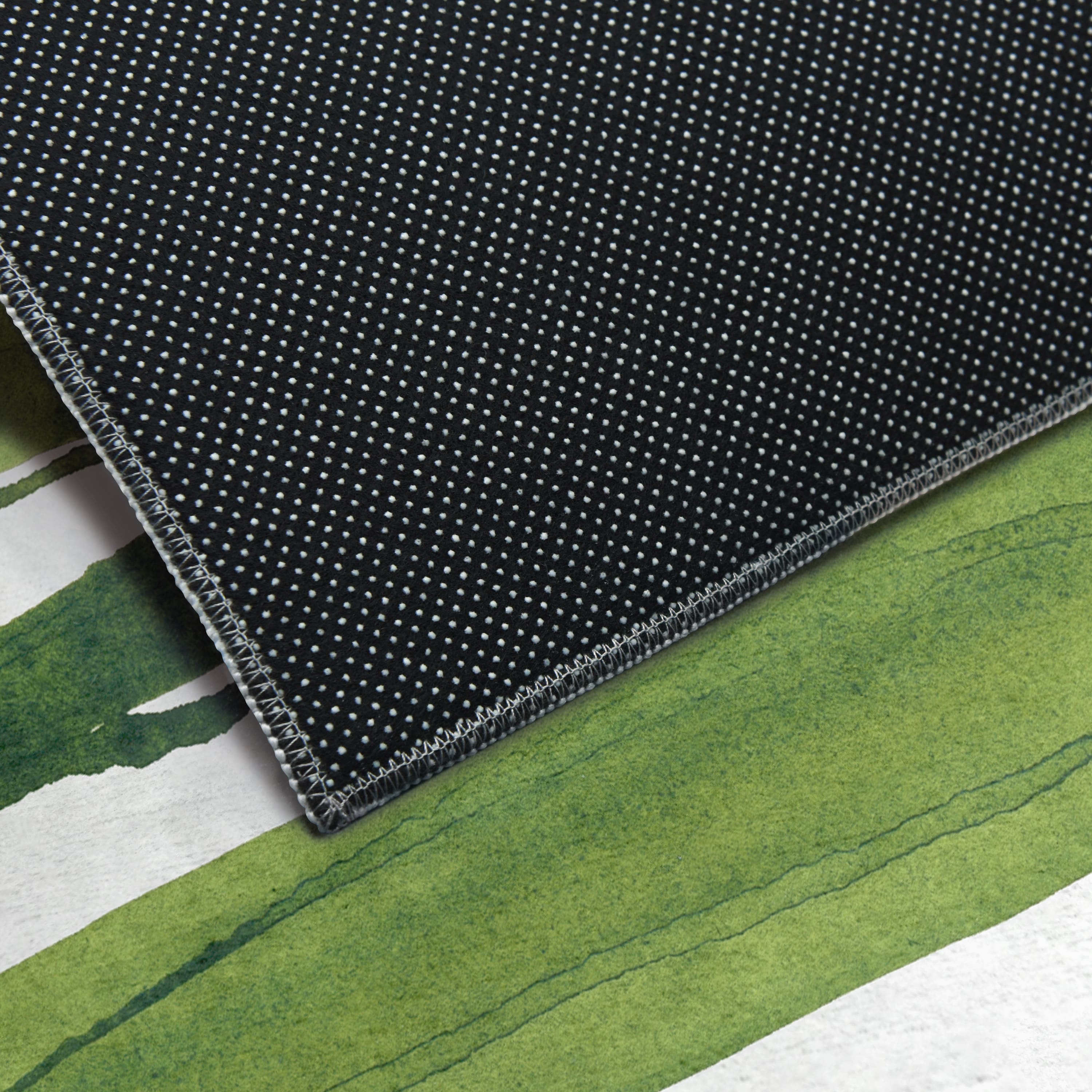 Empire Art Direct 5ft. x 7.5ft. Green Labyrinth II B Tapis D'Art Washable Abstract Area Rug