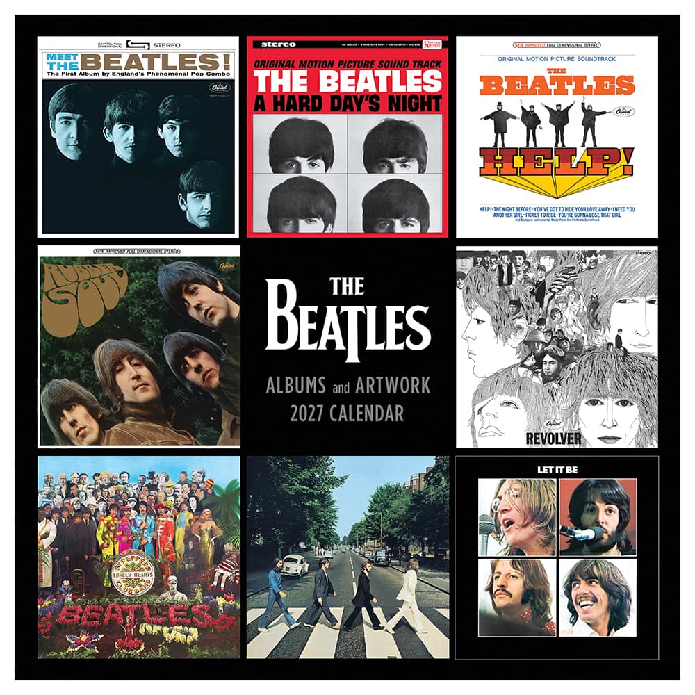 2027 The Beatles: Albums & Artwork Wall Calendar | Michaels