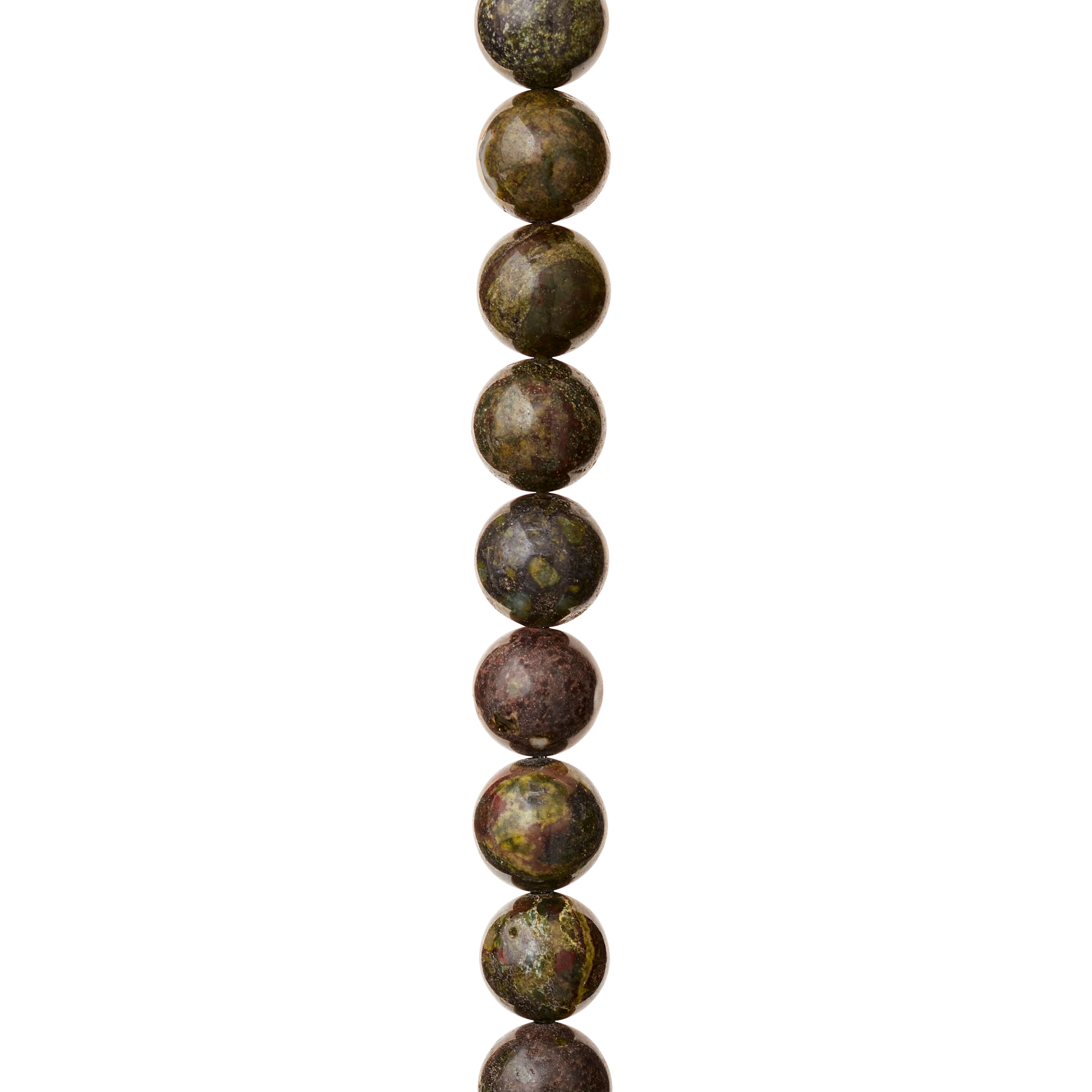 12 Pack: Dragon Blood Round Beads by Bead Landing™, 10mm