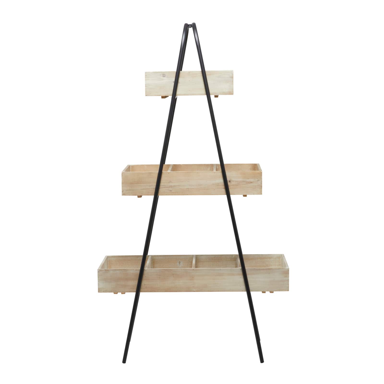 Brown Fir Modern Farmhouse Plantstand, 56" x 32" x 13"