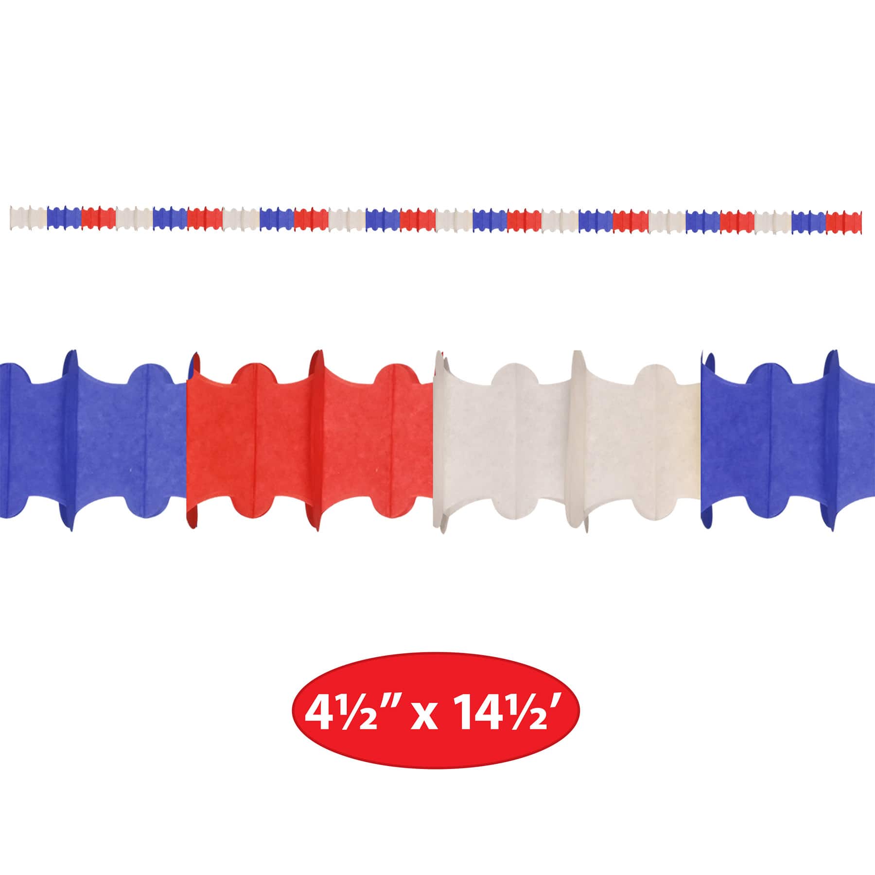 Beistle 14.5ft. Red, White & Blue Ceiling Drops, 4ct.