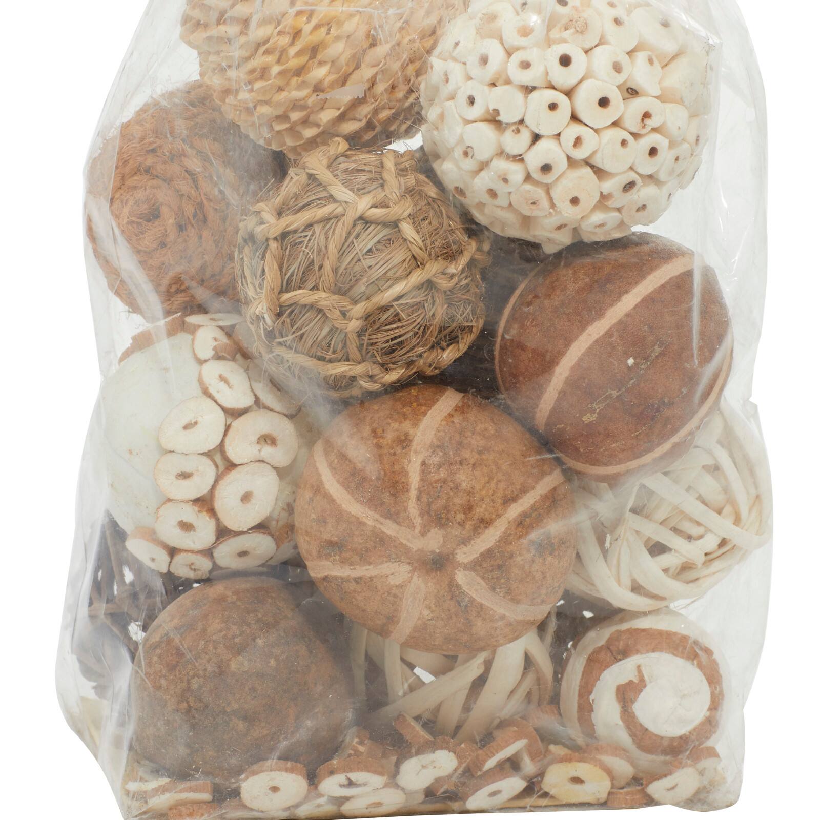 Mixed Natural Dried Floral Orb Vase Filler, 2ct.