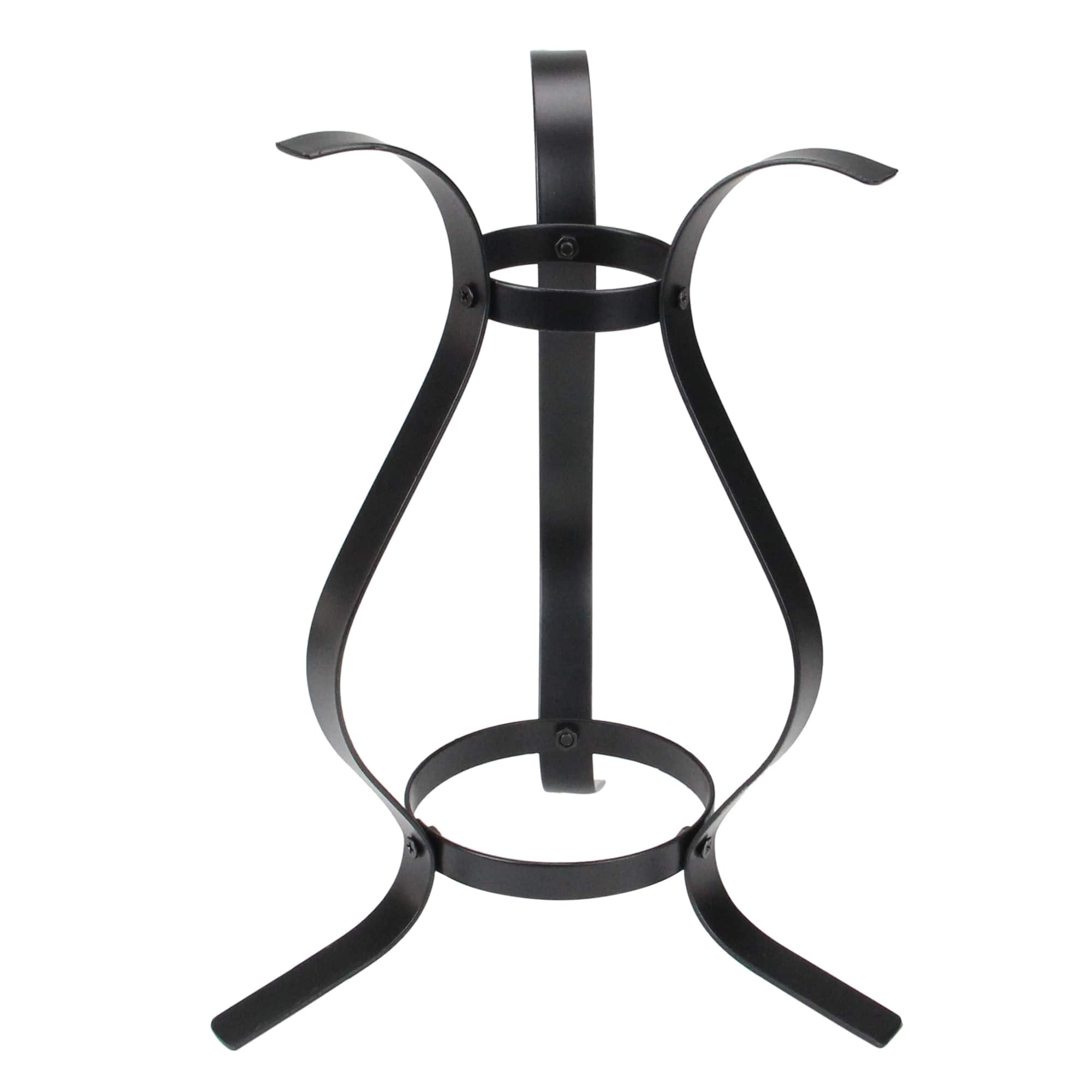 12" Black Curved Garden Gazing Ball Stand By Northlight | 12" x 8" x 9" | Michaels®