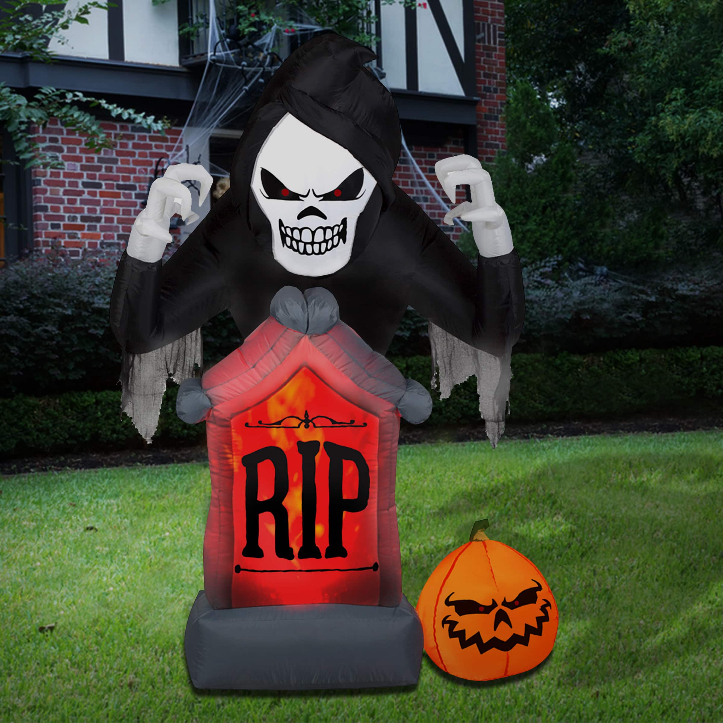 6ft. LED Inflatable Reaper with Fog Effects