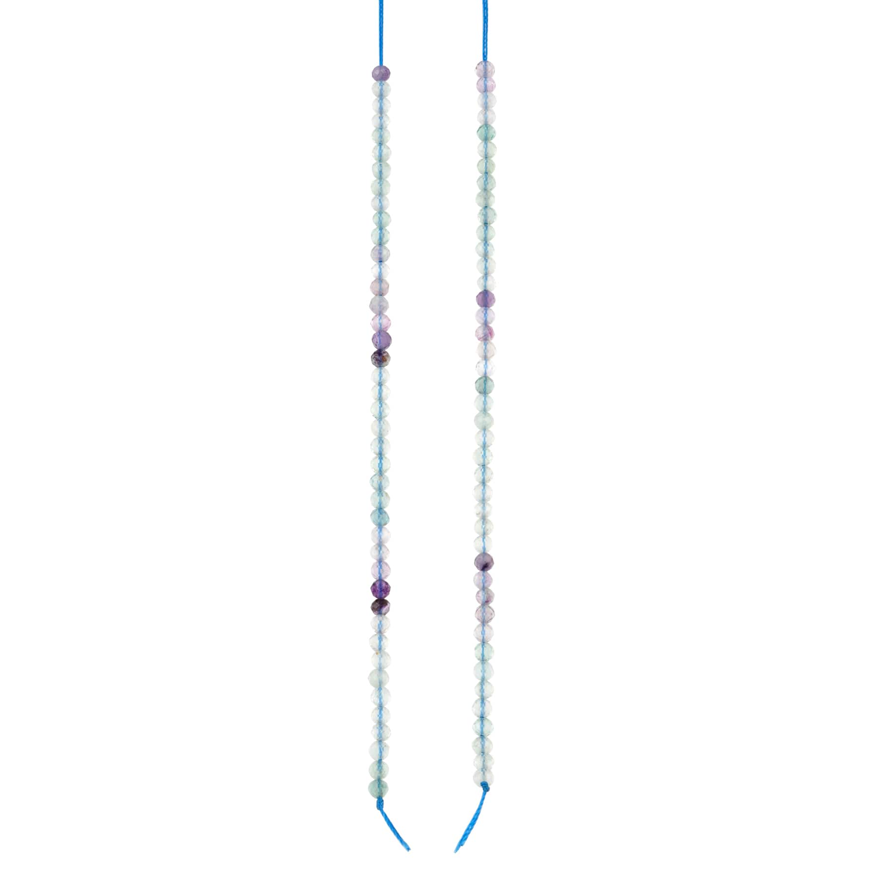 Mix Ombre Fluorite Faceted Round Beads, 2.5mm by Bead Landing™