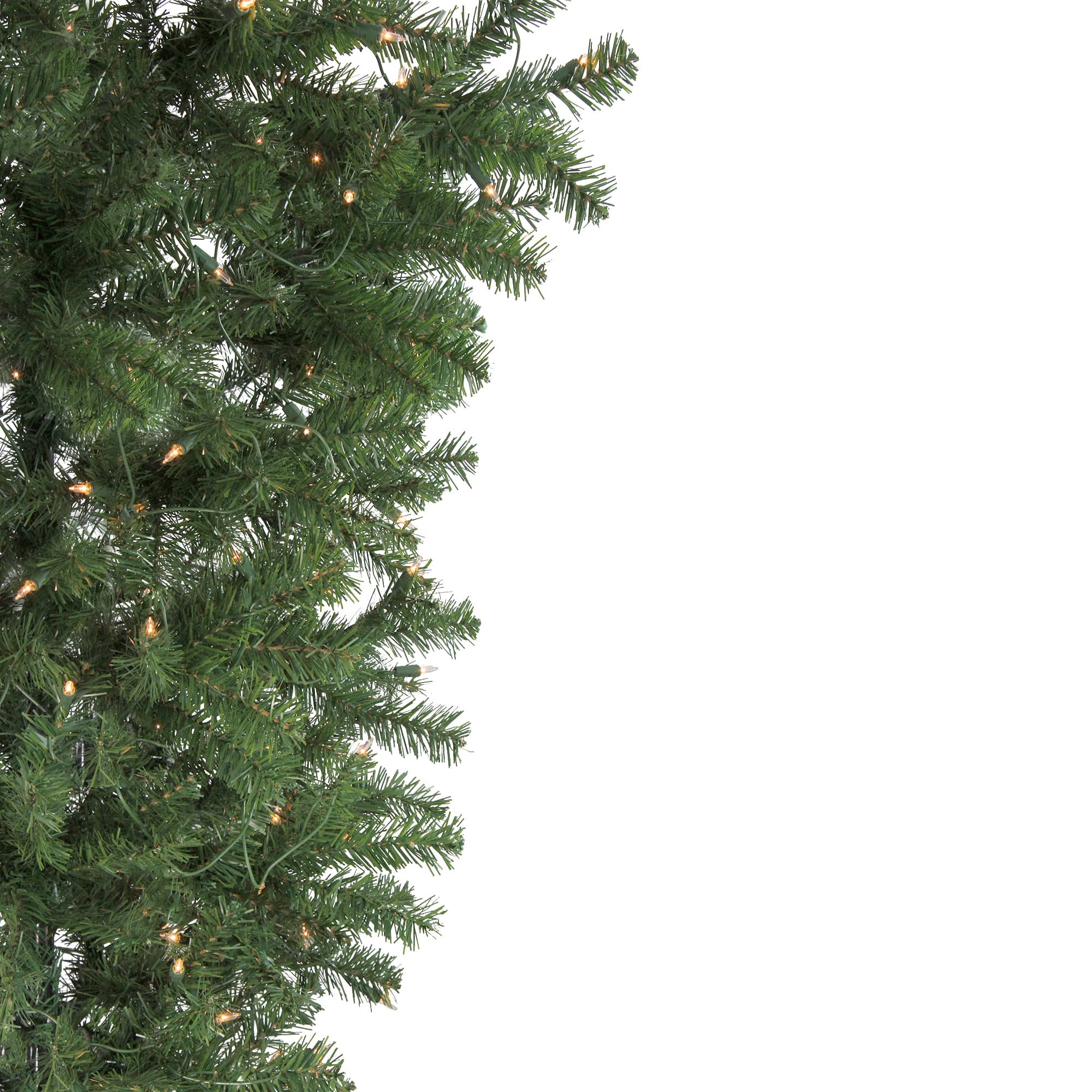5.5ft. Pre-Lit Medium Spruce Upside Down Artificial Christmas Tree with Clear Lights