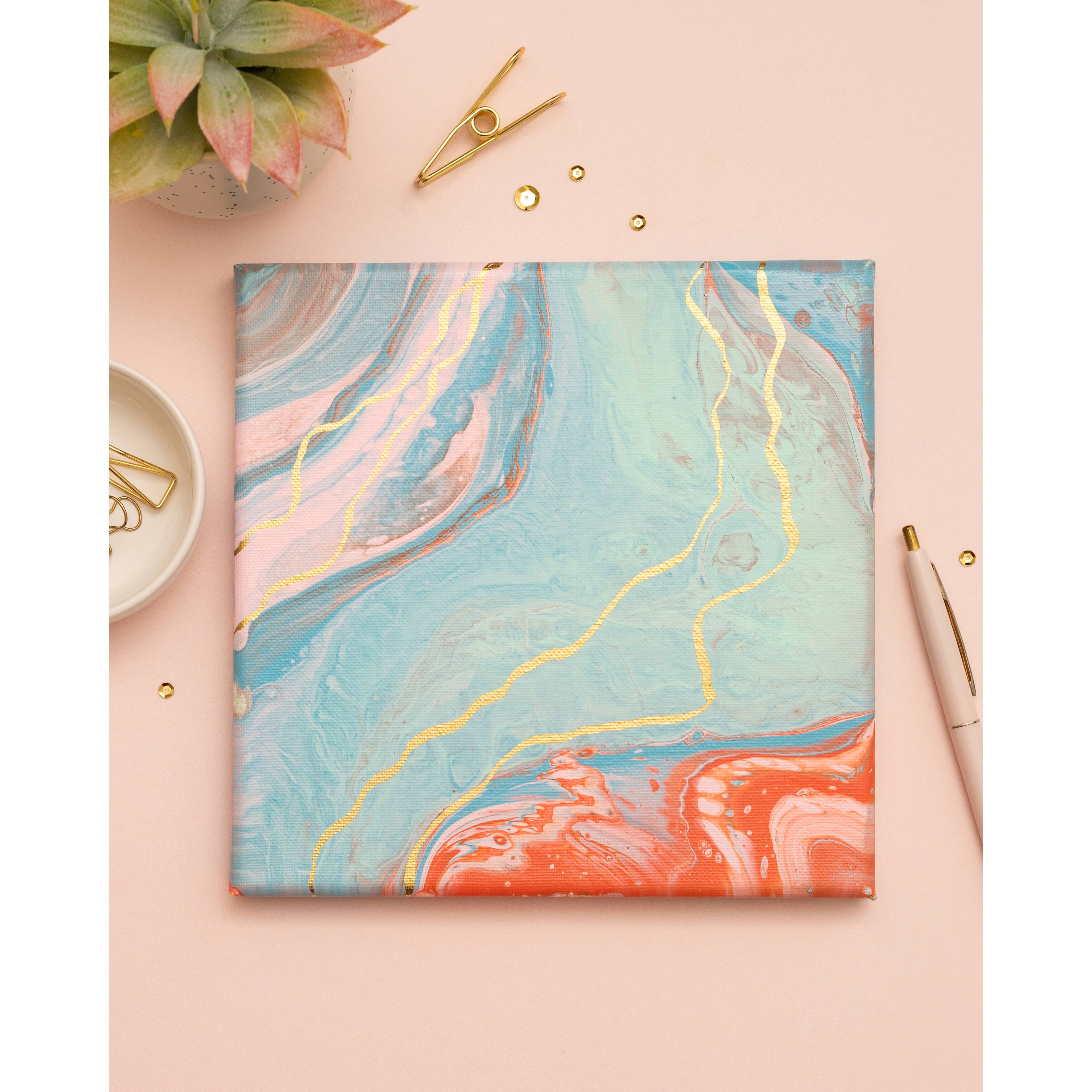 Color Pour Magic Poppy Field Pre-Mixed Paint Kit, 4ct.