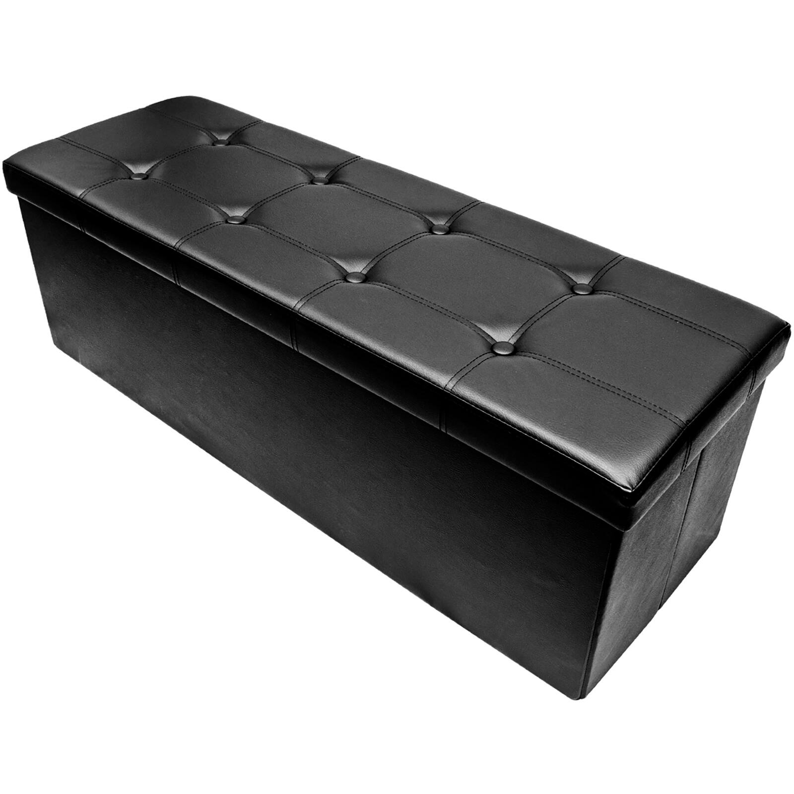 Sorbus 43" Faux Leather Storage Bench