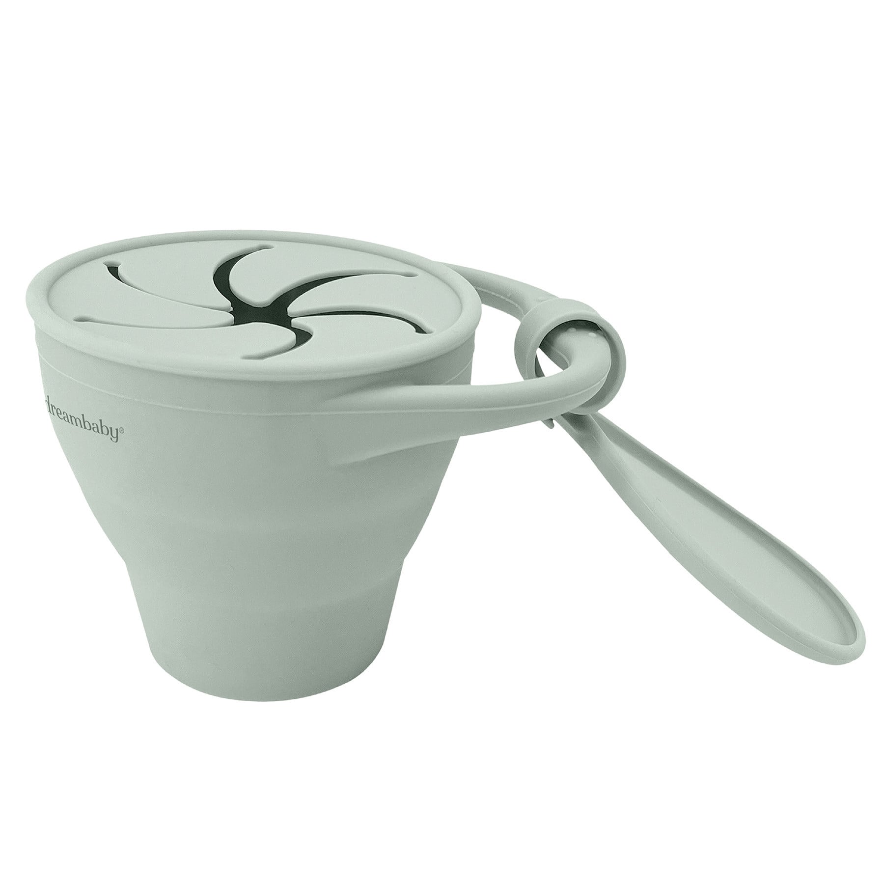 Dreambaby® Silicone Pop-Up Snack Cup, Seafoam Green