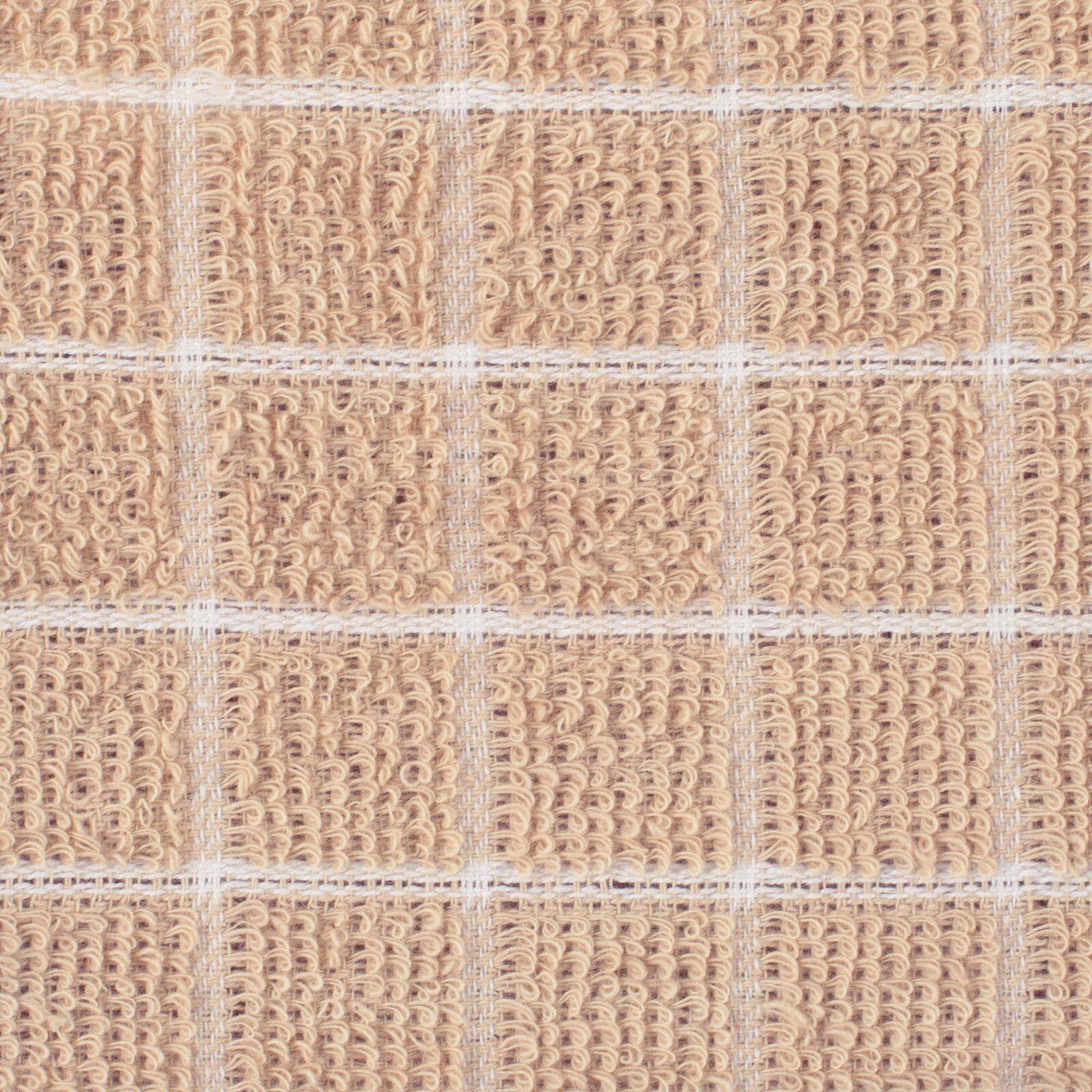 DII® Pebble & White Windowpane Terry Dishcloths, 6ct.