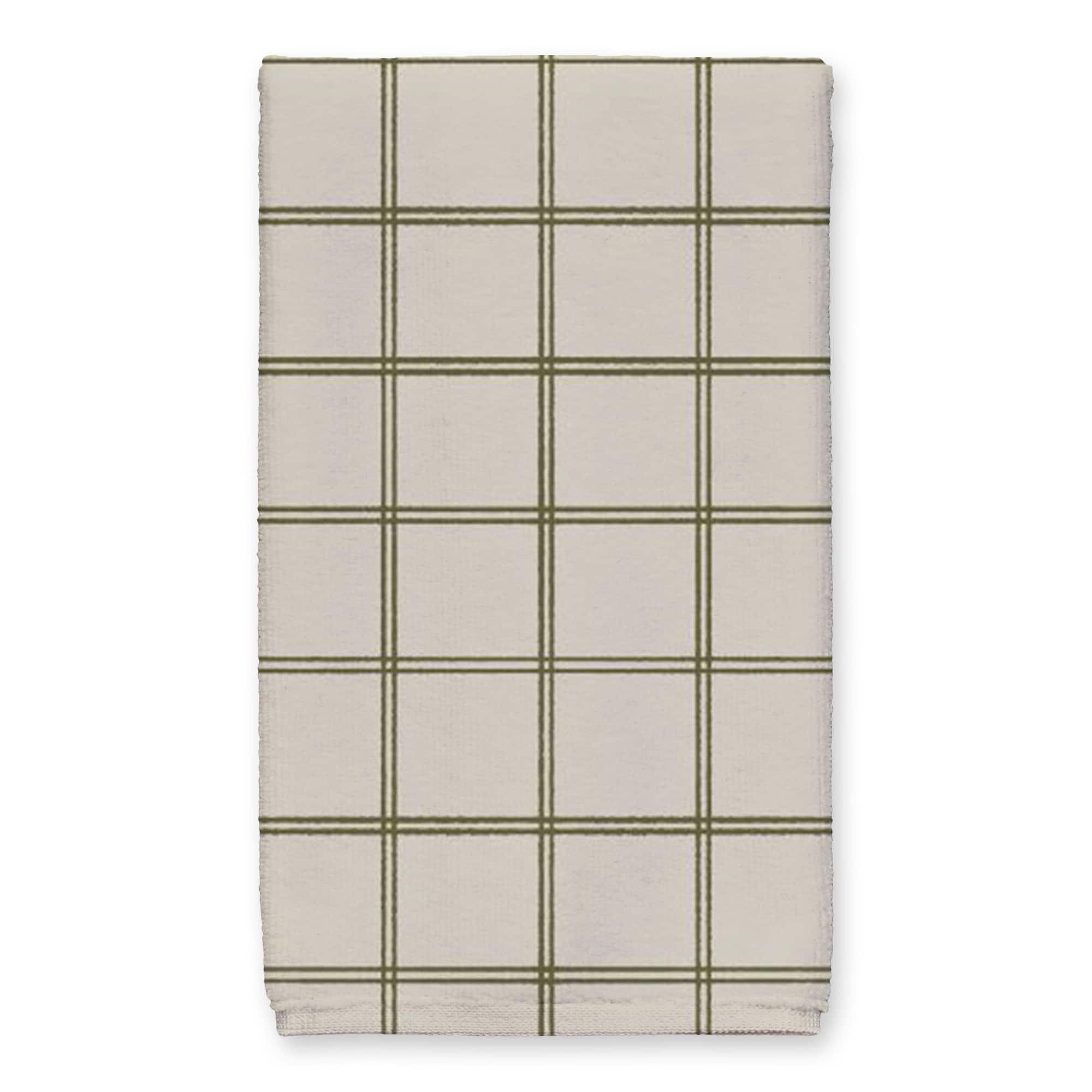 Be Cozy and Check Tea Towel