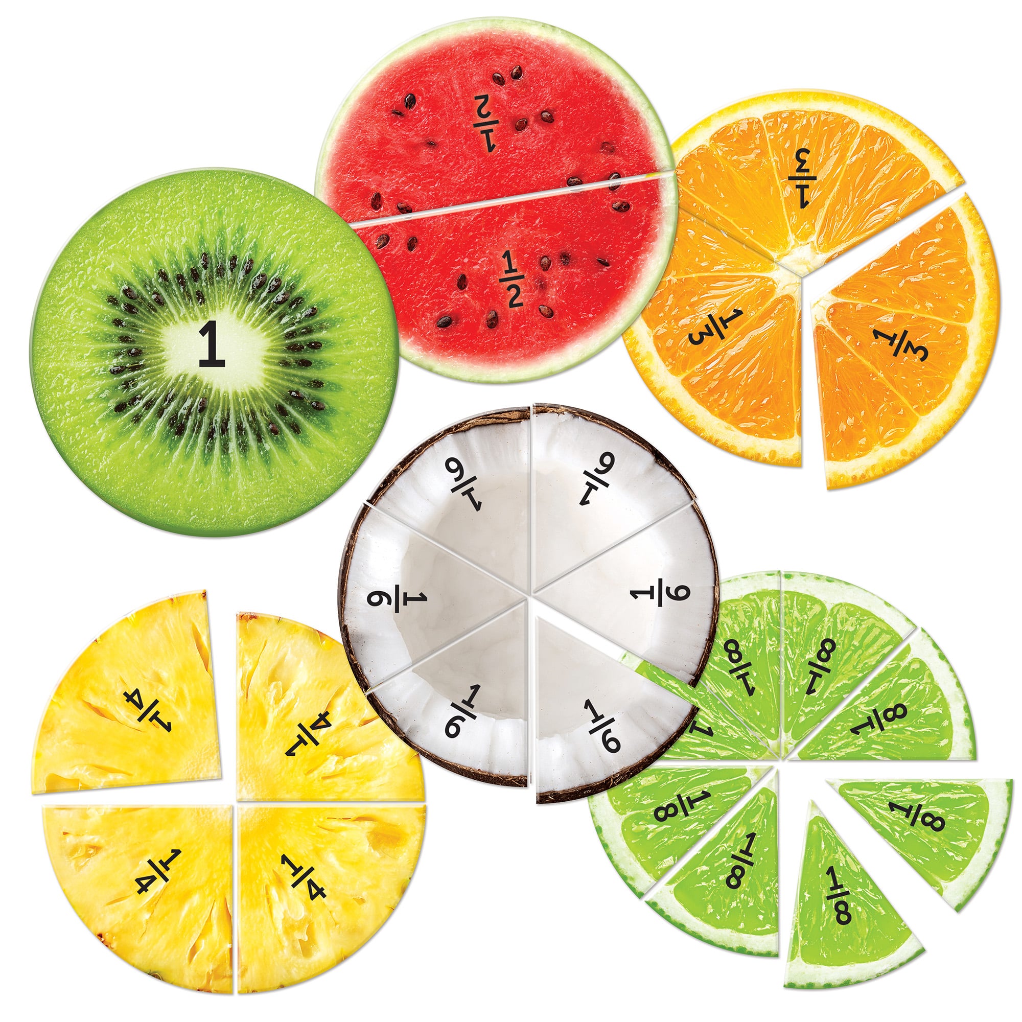 Learning Resources Magnetic Fruit Fractions
