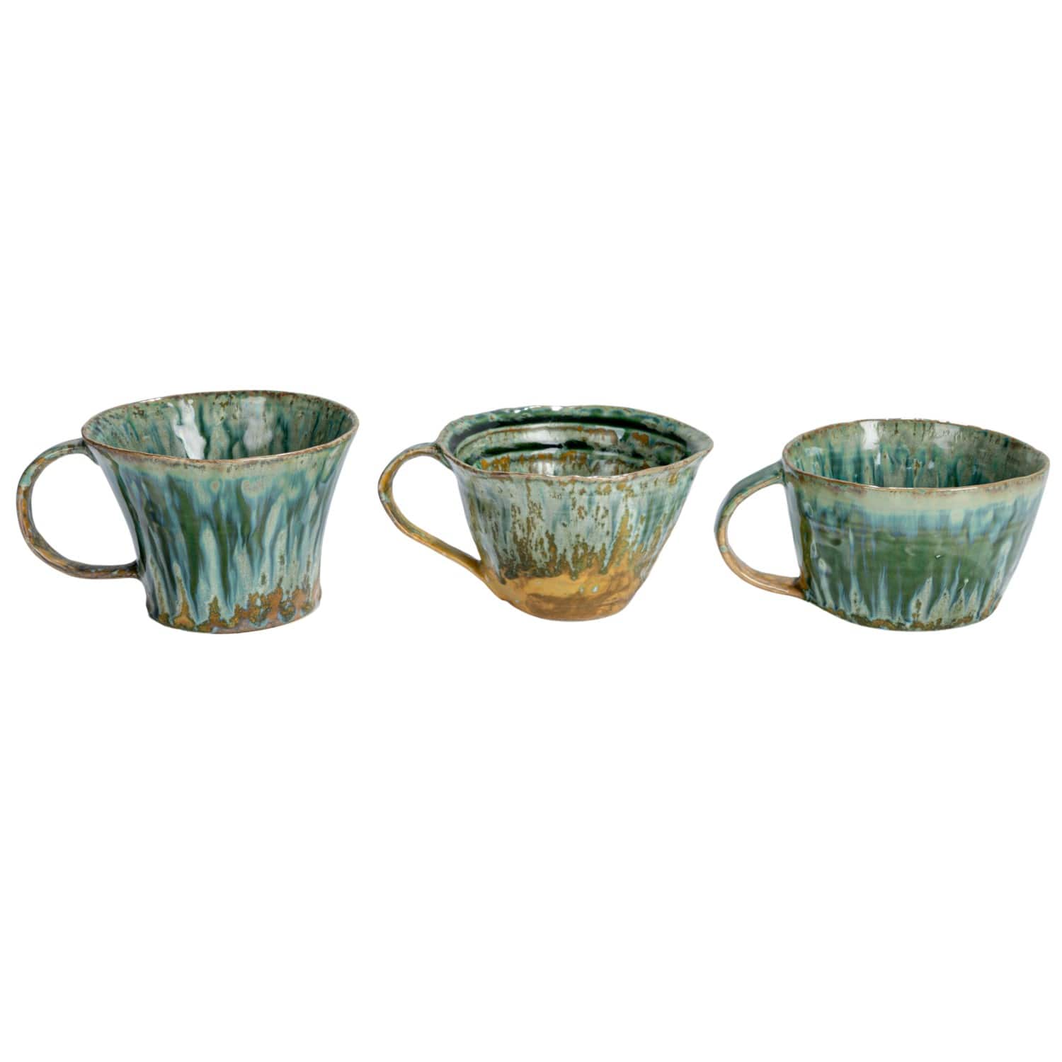 Hello Honey® 10oz. Marine & Rust Stoneware Mug, 3ct.