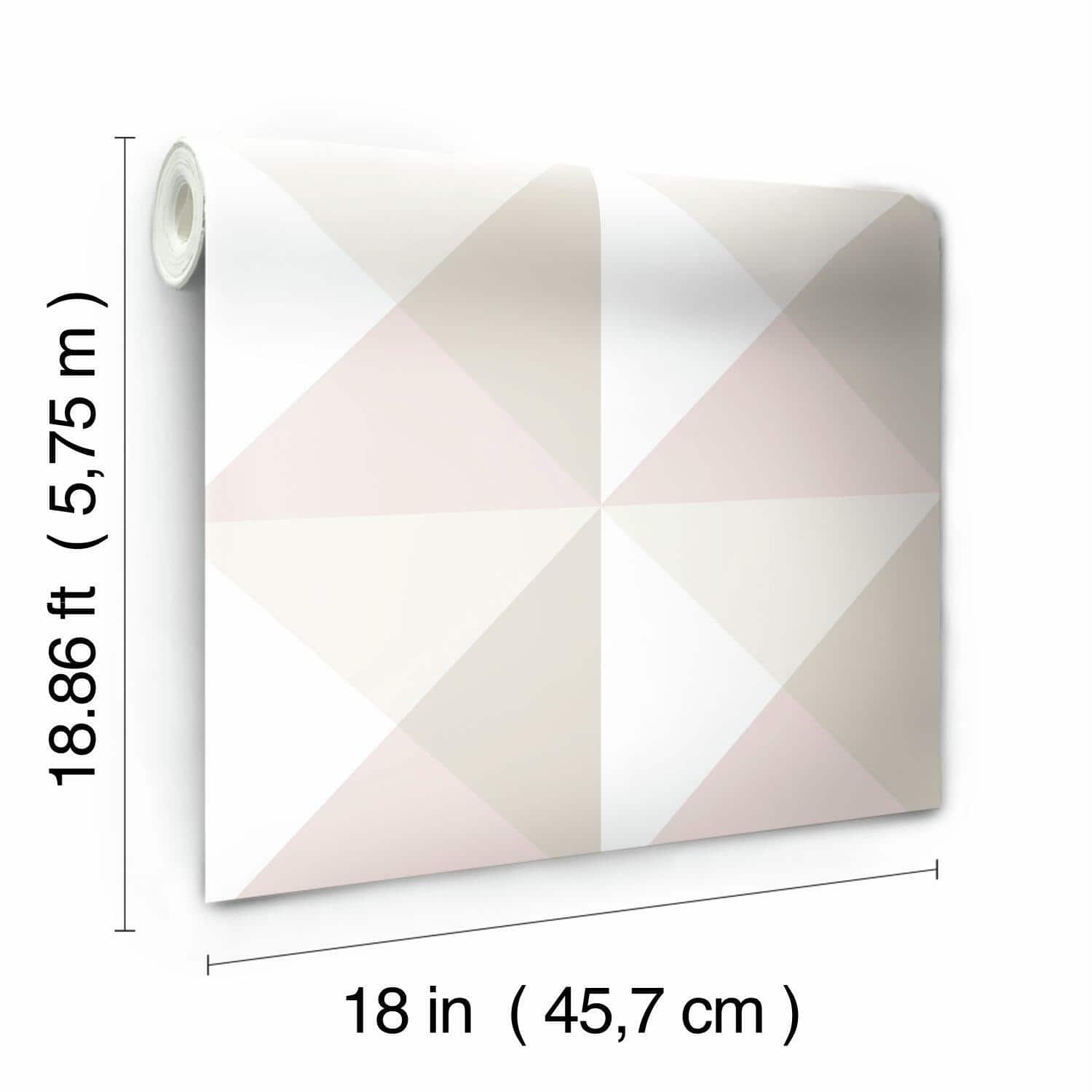 RoomMates Origami Peel & Stick Wallpaper