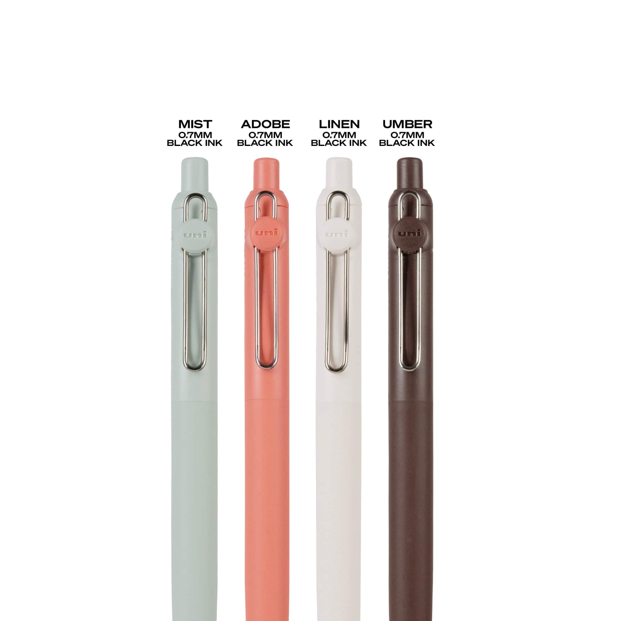 uniball™ Zento 0.7mm Liquid Gel Ink Boho Collection Retractable Gel Pen Set