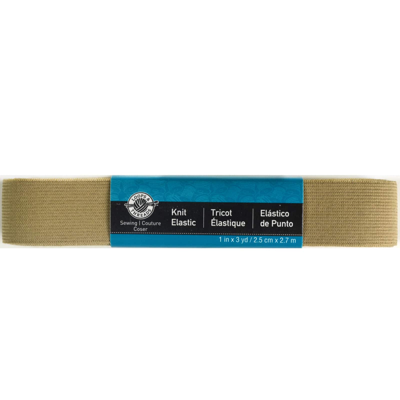 1" Knit Elastic by Loops & Threads