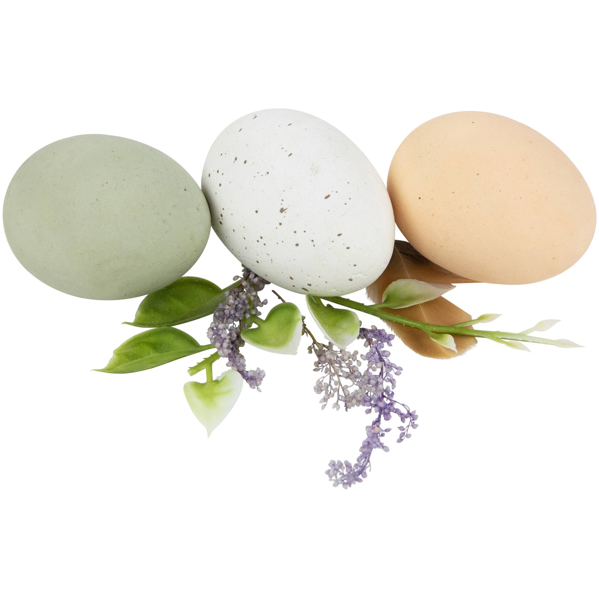 6" Mixed Easter Eggs with Carton Tabletop Decoration