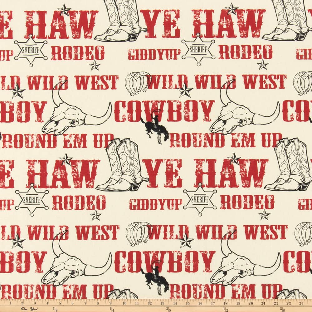 Premier Prints Cowboy Cotton Fabric