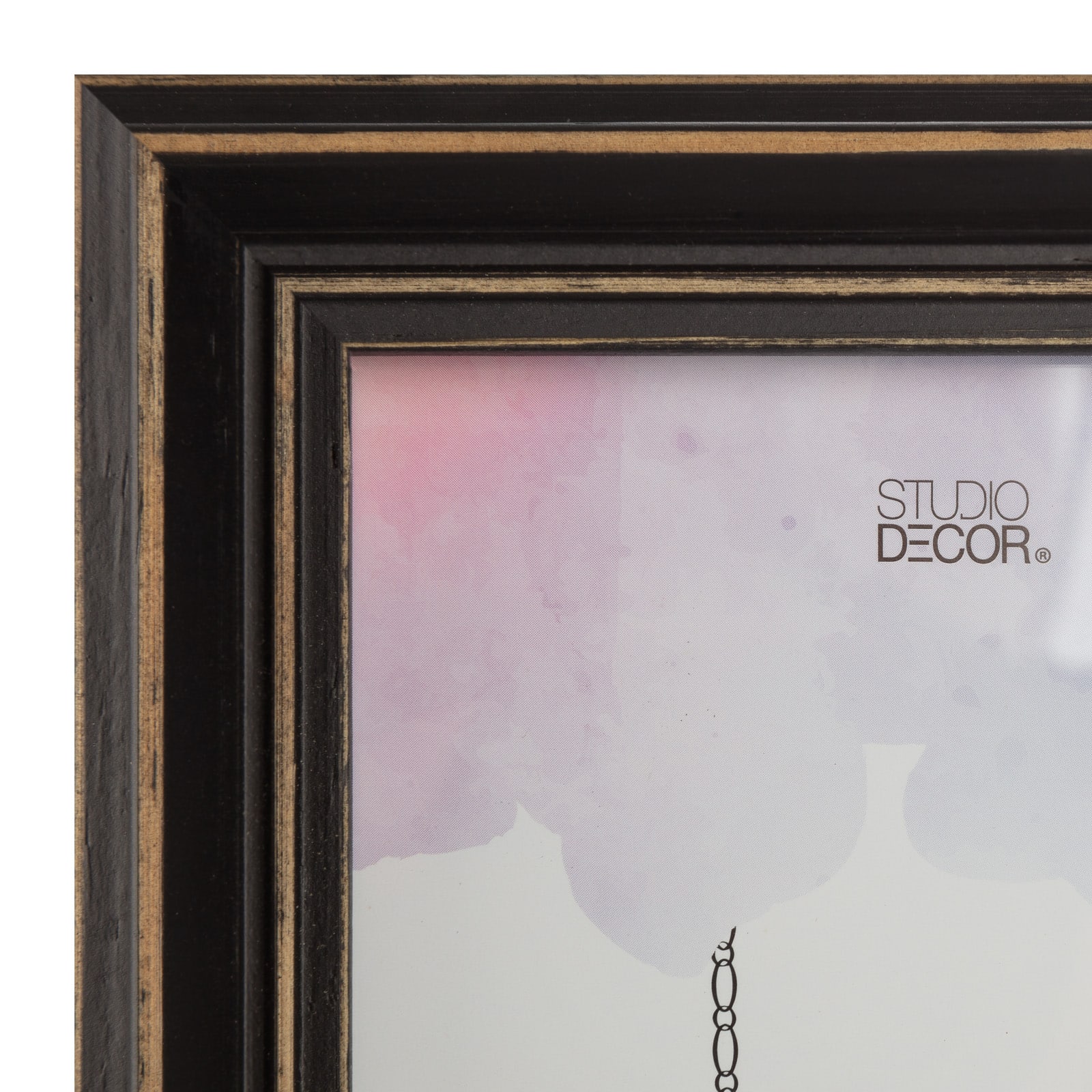 12 Pack: Black Distressed Wood Frame, Simply Essentials™ by Studio Décor®
