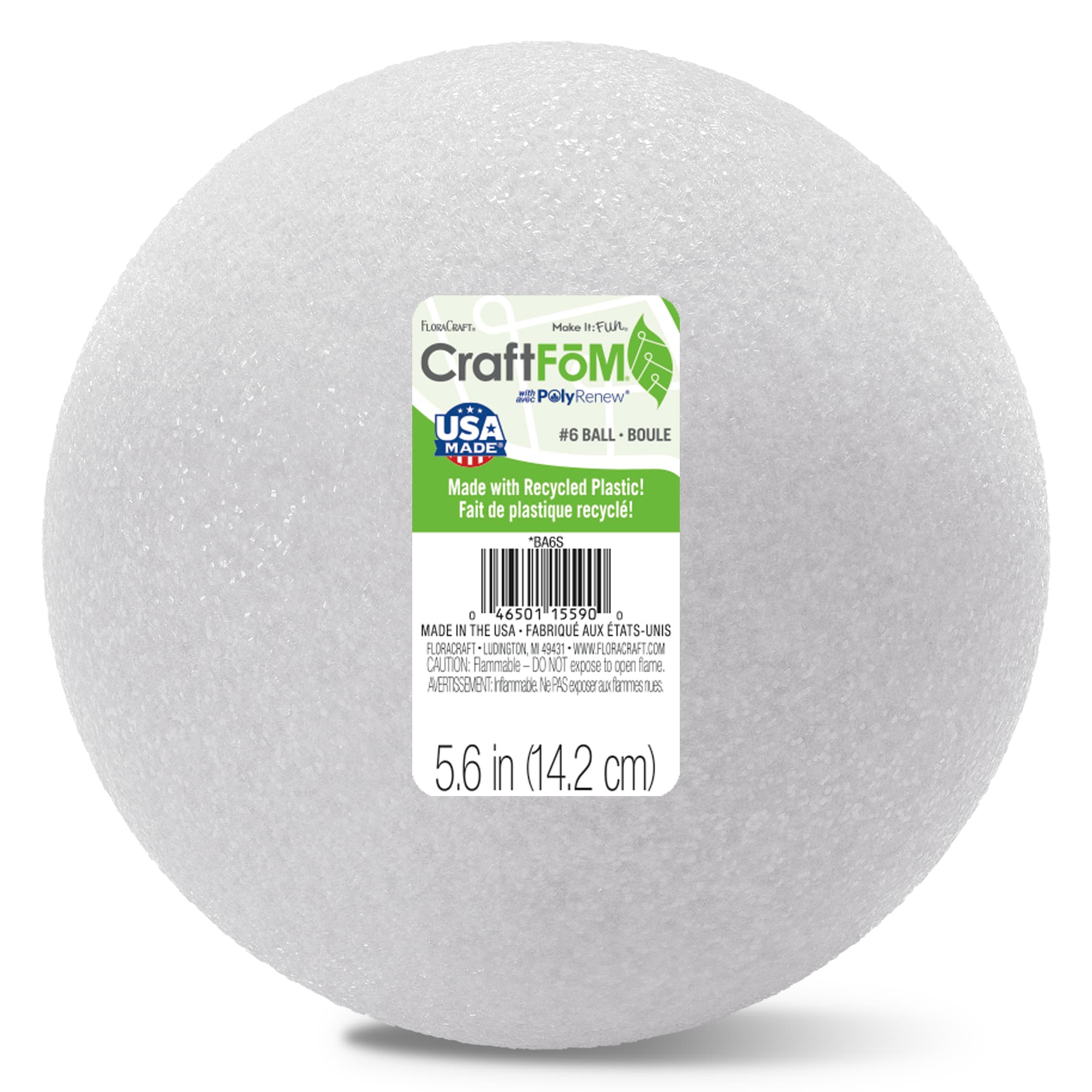 FloraCraft® CraftFōM White Ball