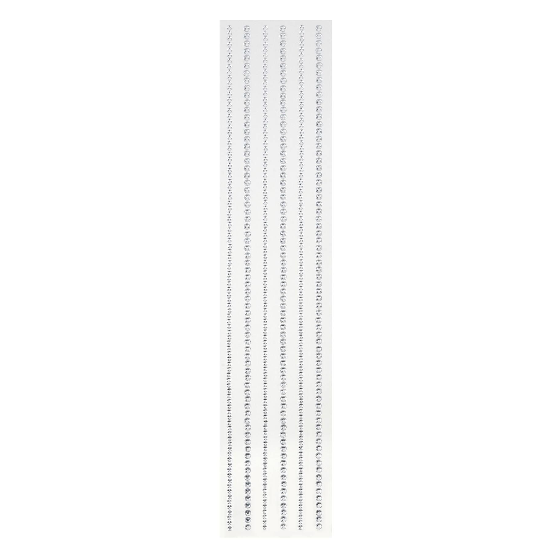 12 Packs: 6 ct. (72 total) Clear Rhinestone Borders by Recollections™