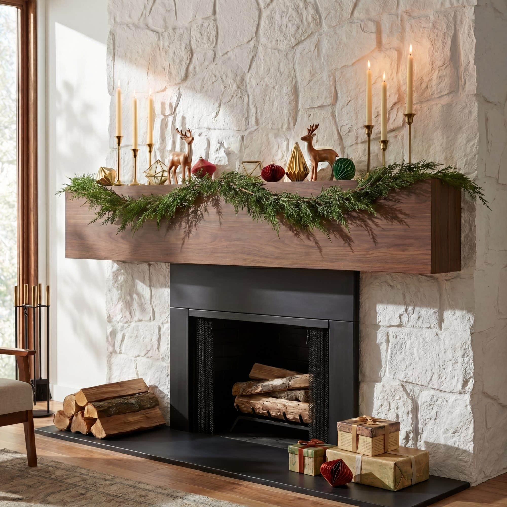 6ft. Artificial Real Touch Cedar Garland