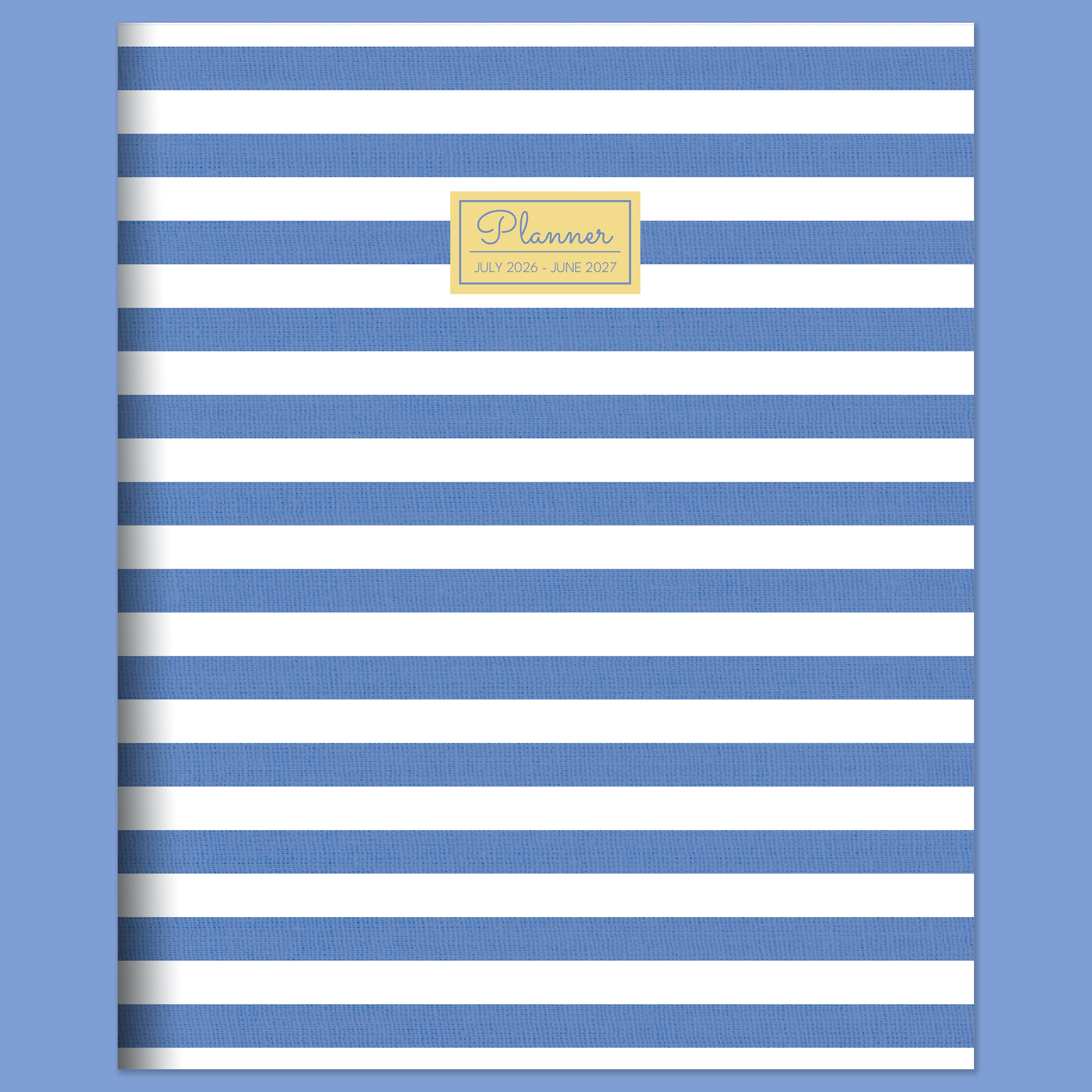 TF Publishing Large 2026-27 Linen Lines Monthly Planner