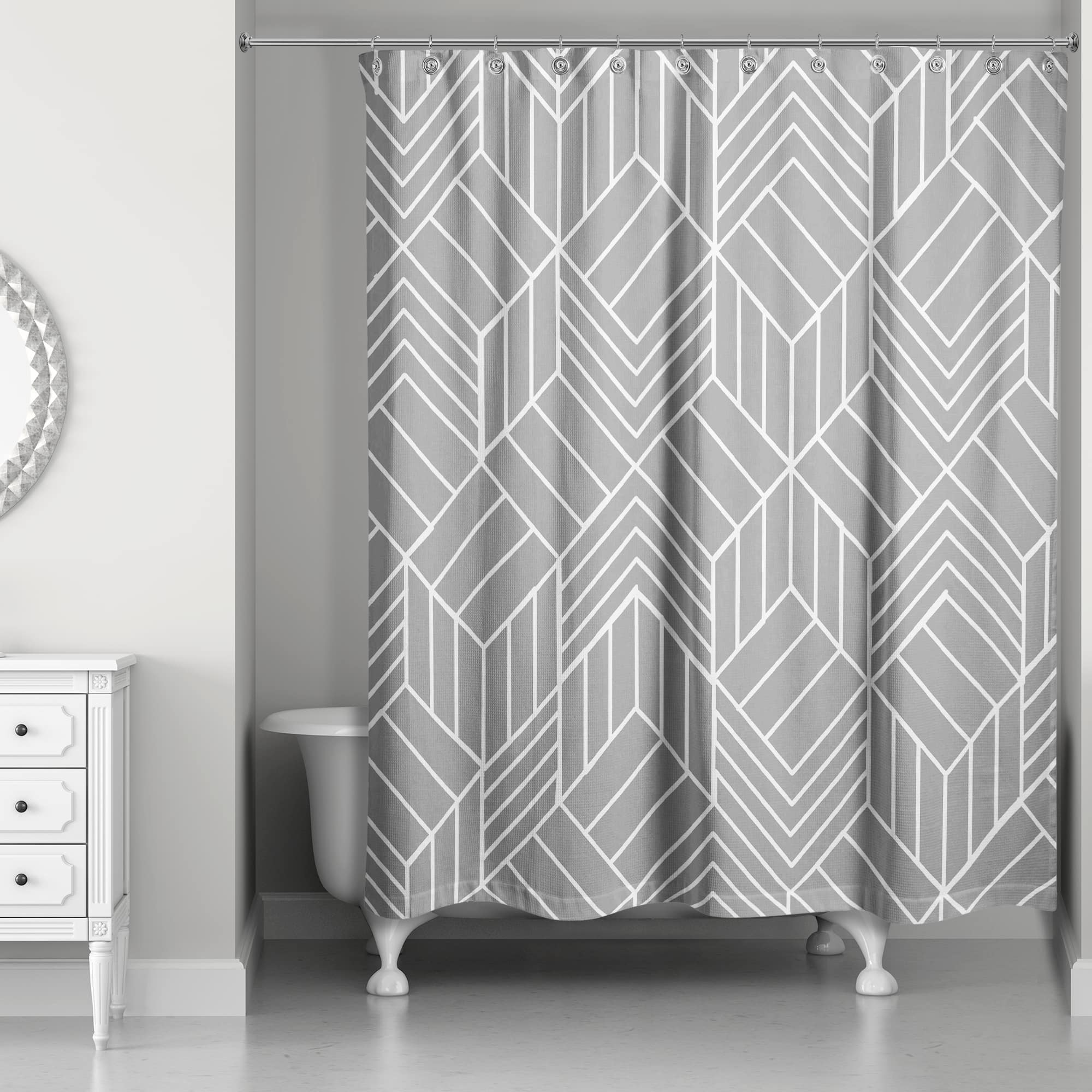 Hatch Chevron Shower Curtain