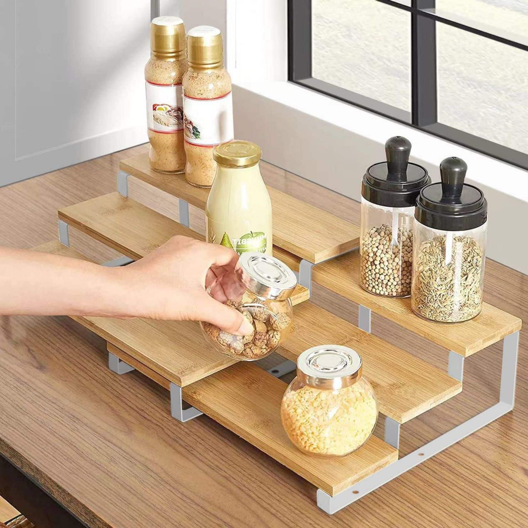 NEX™ 3-Tier Cabinet Shelf Organizer Set