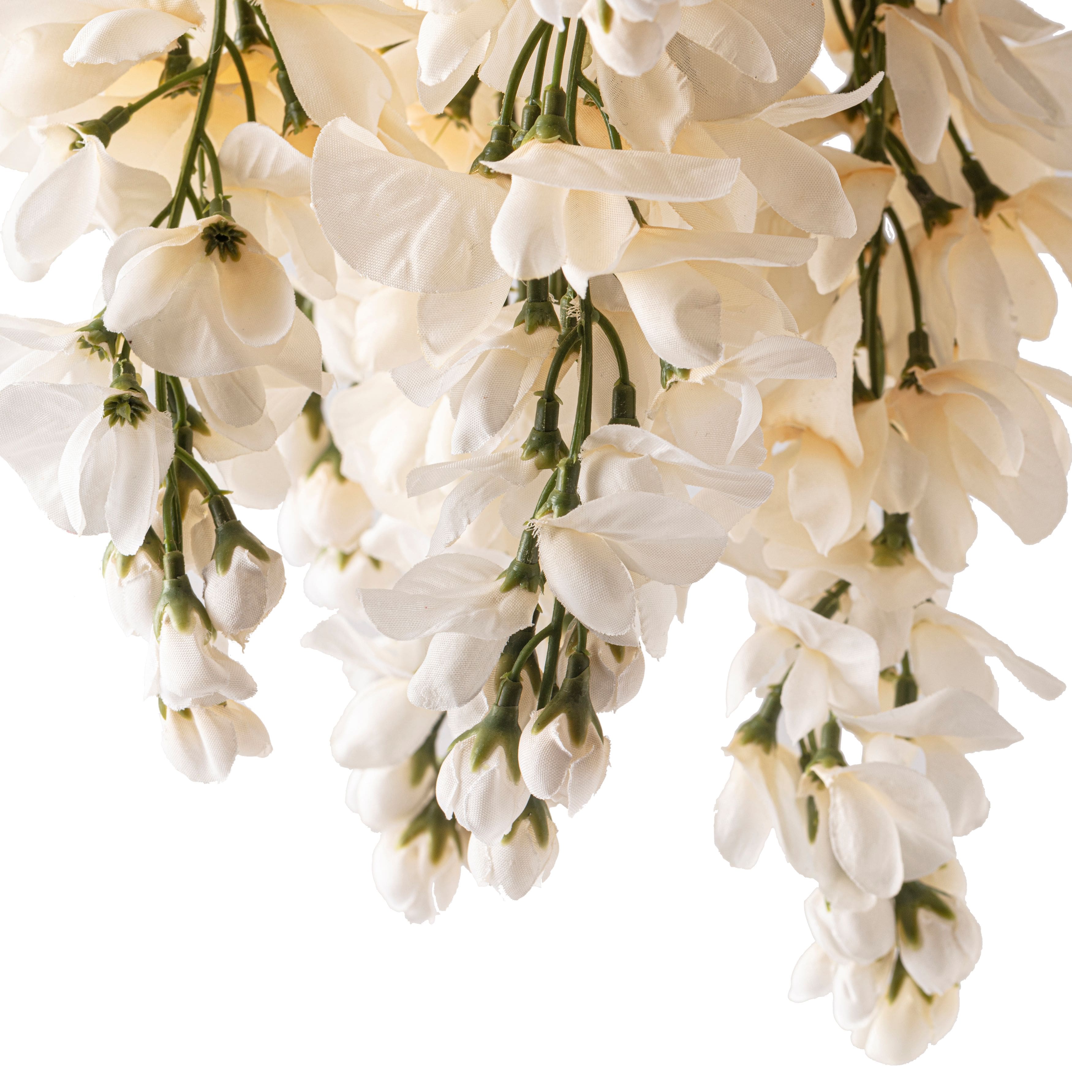 8 Pack: 17" Cream Wisteria Bush by Ashland®