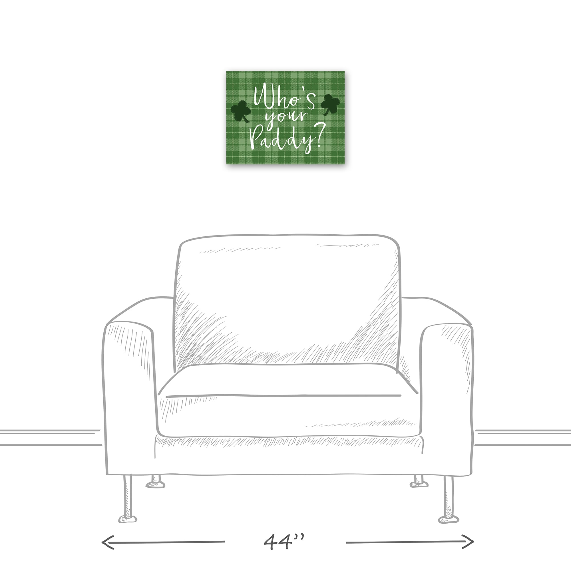 Who's Your Paddy Canvas Wall Art