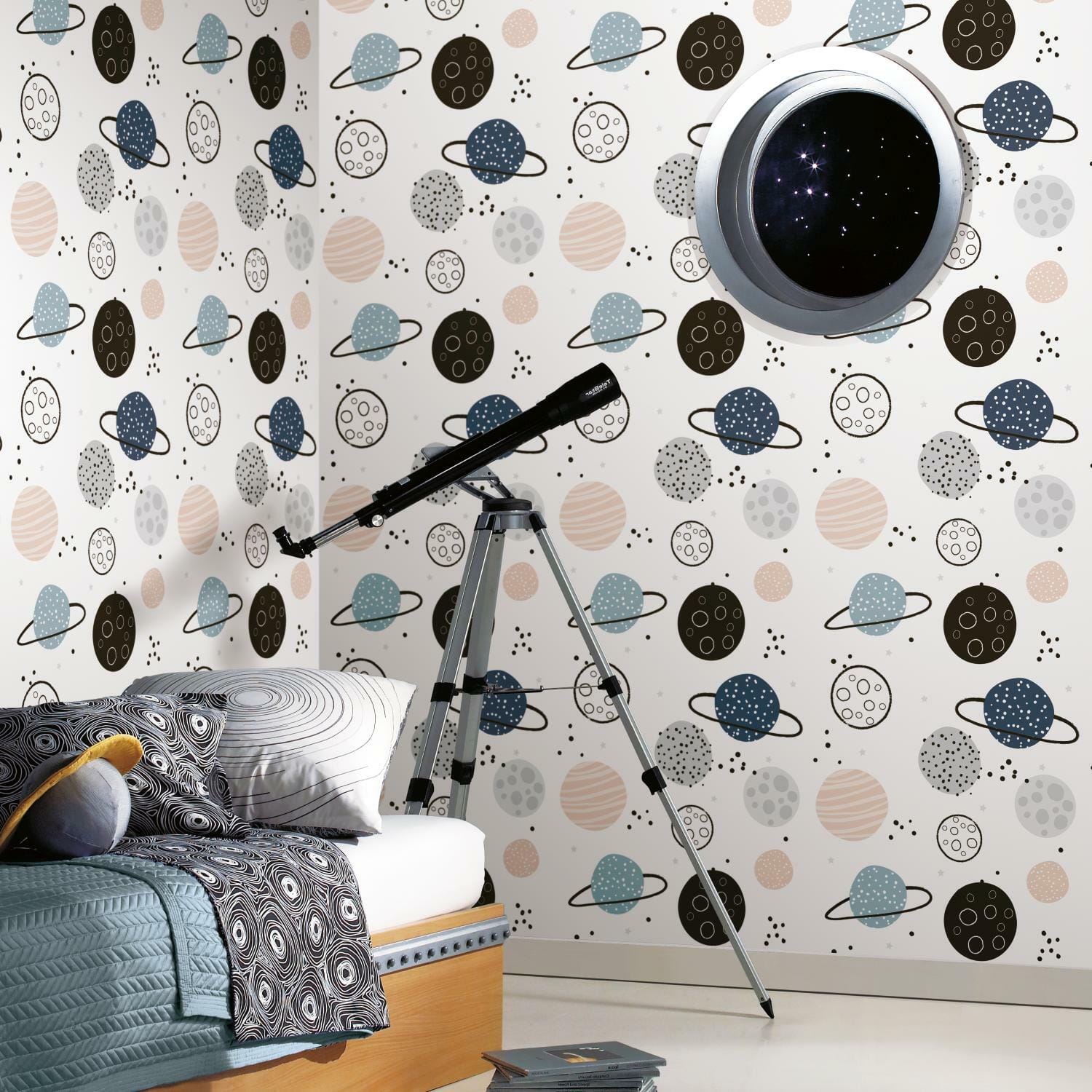 RoomMates Planets Peel & Stick Wallpaper