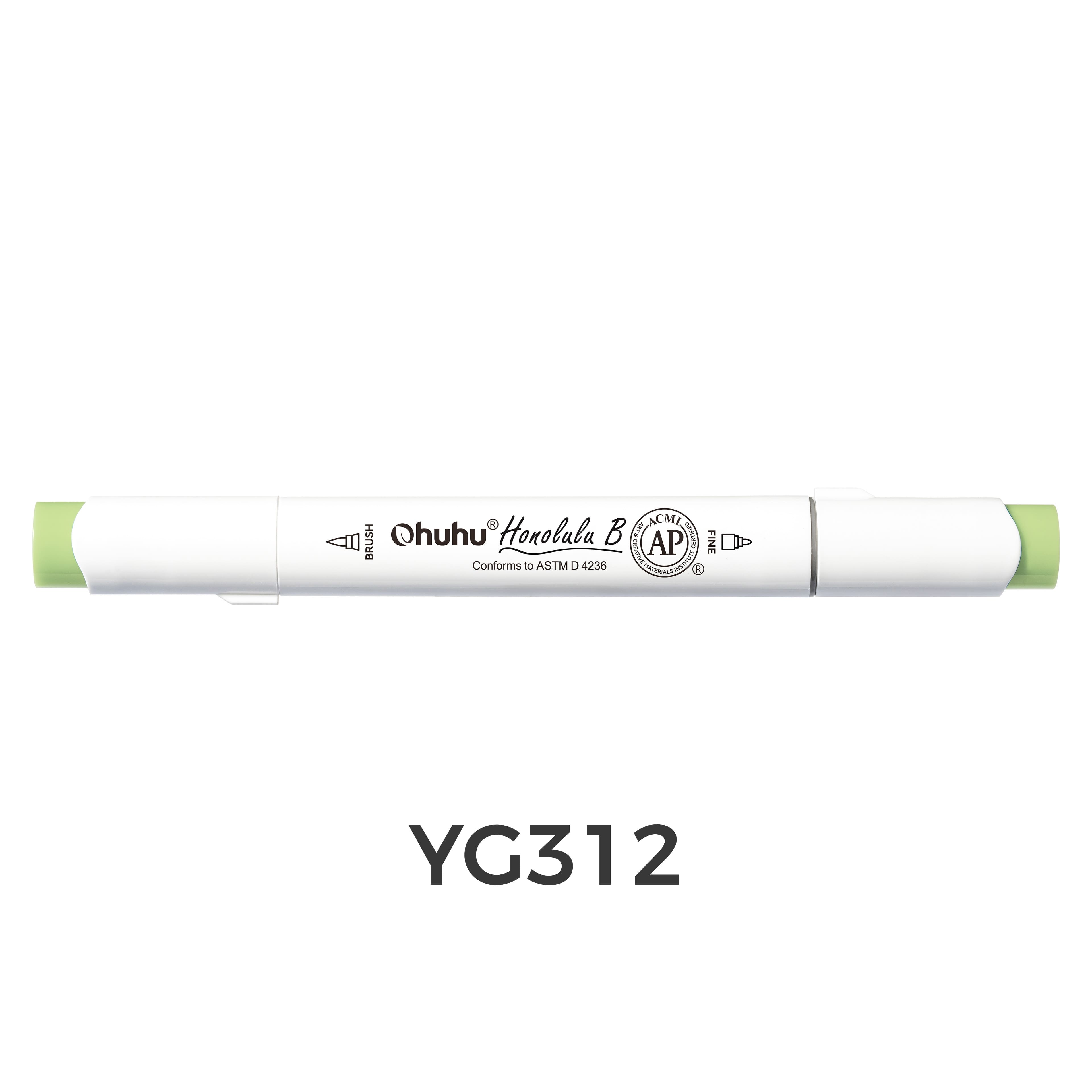 Michaels, Ohuhu® Honolulu B Brush & Fine Dual Tip Marker – Category: Dual Tip Art Markers