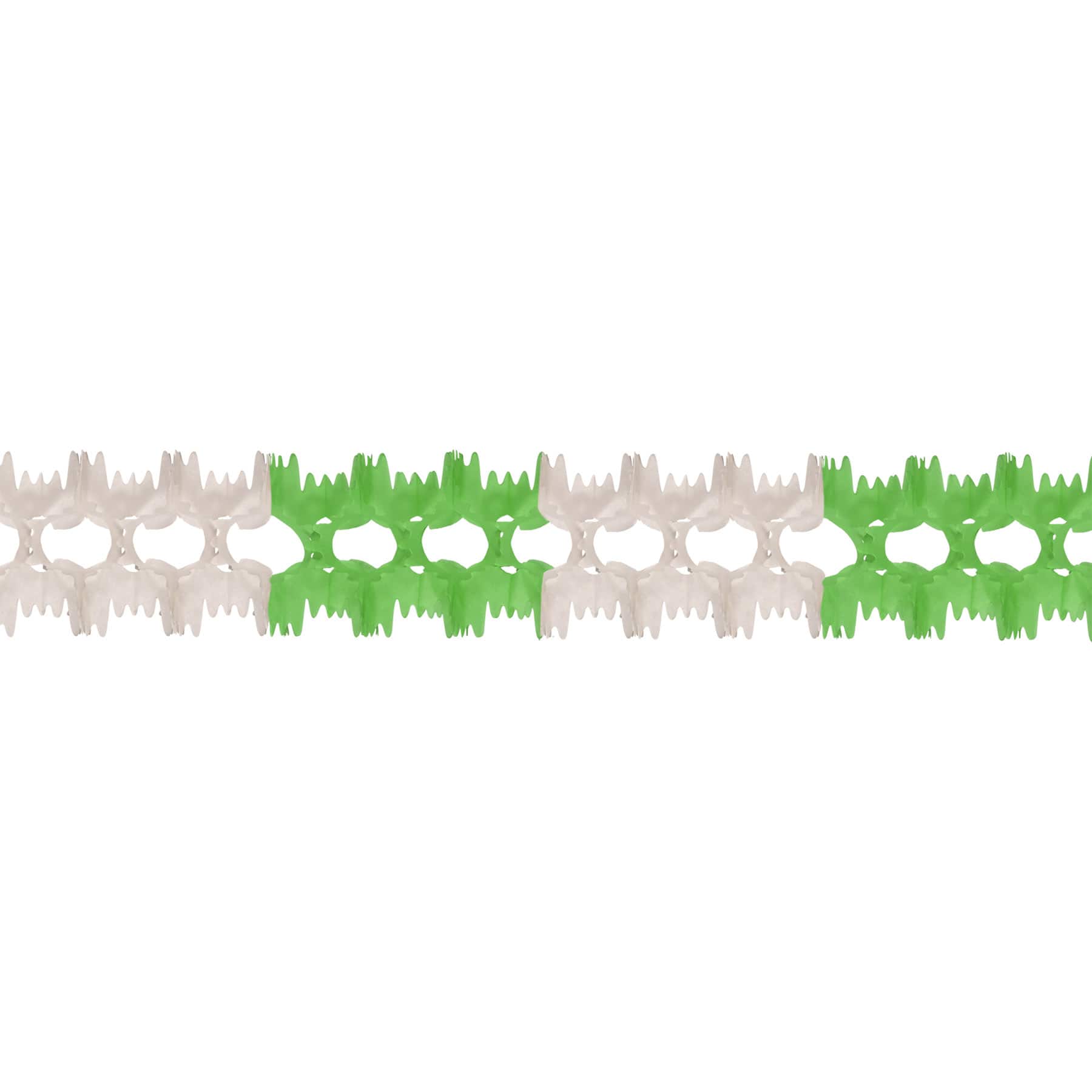 Beistle 14.5ft. Green & White Pageant Garlands, 2ct.