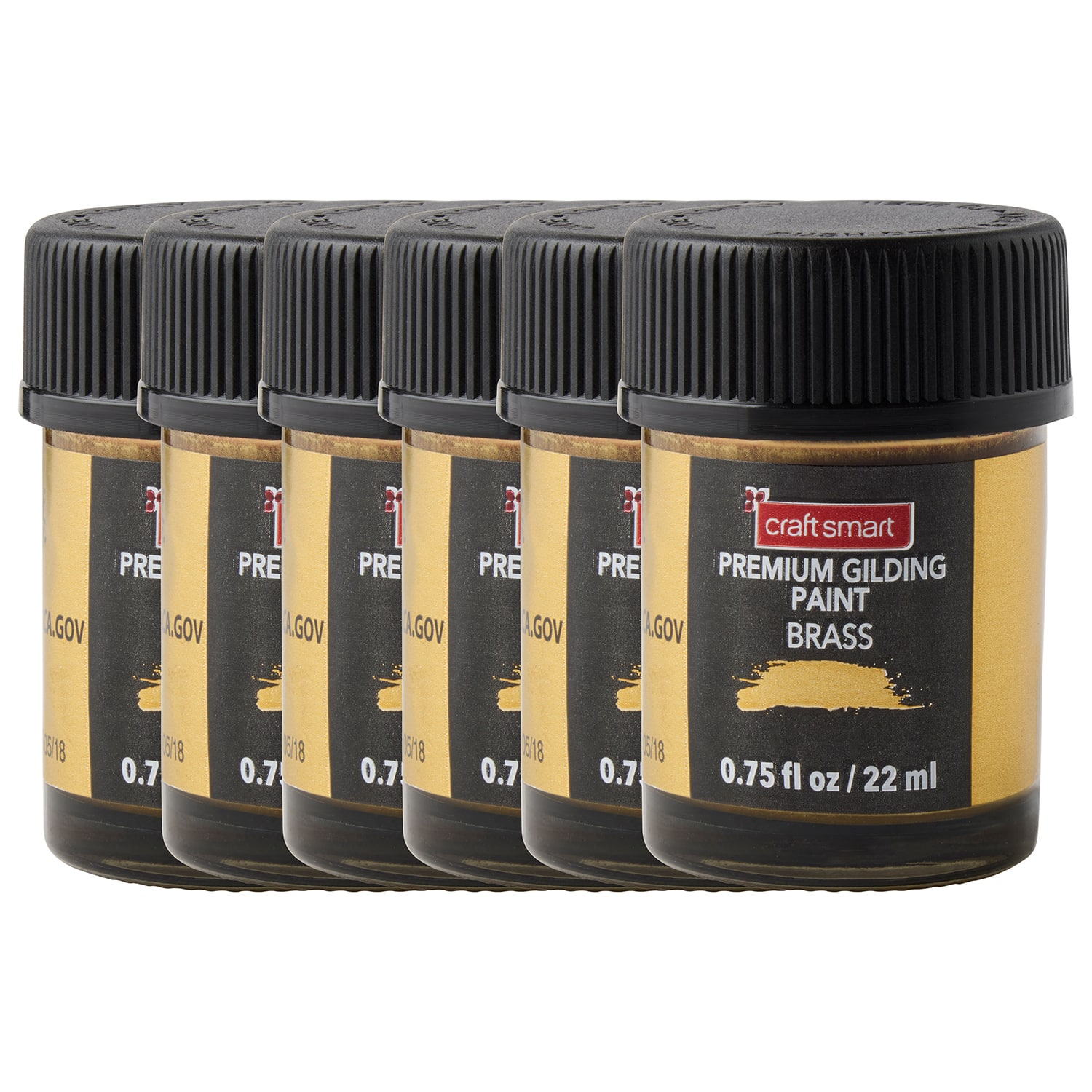 6 Pack: Premium Gilding Paint by Craft Smart®