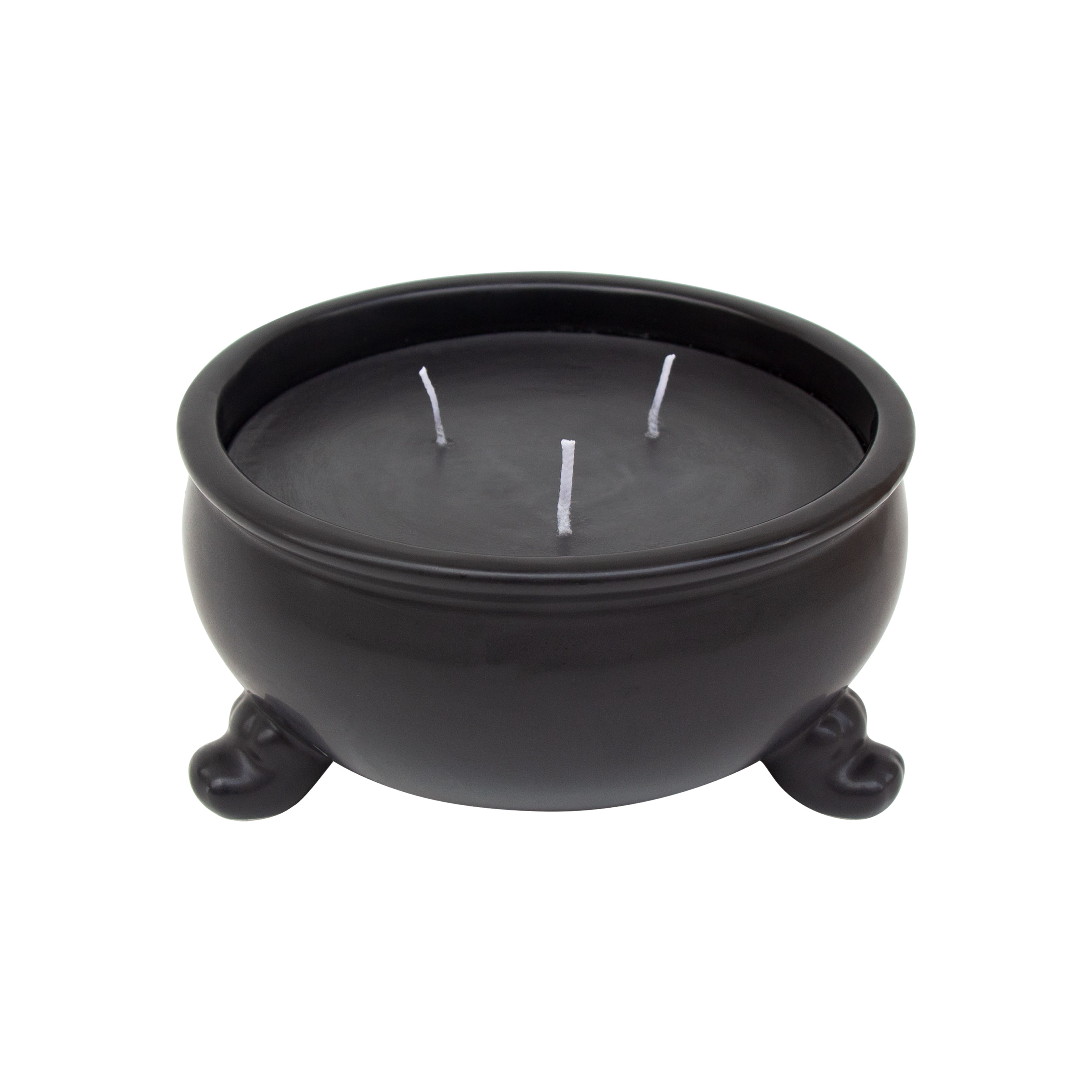 10oz. Oakmoss & Firewood Scented Black Cauldron Candle by Ashland®