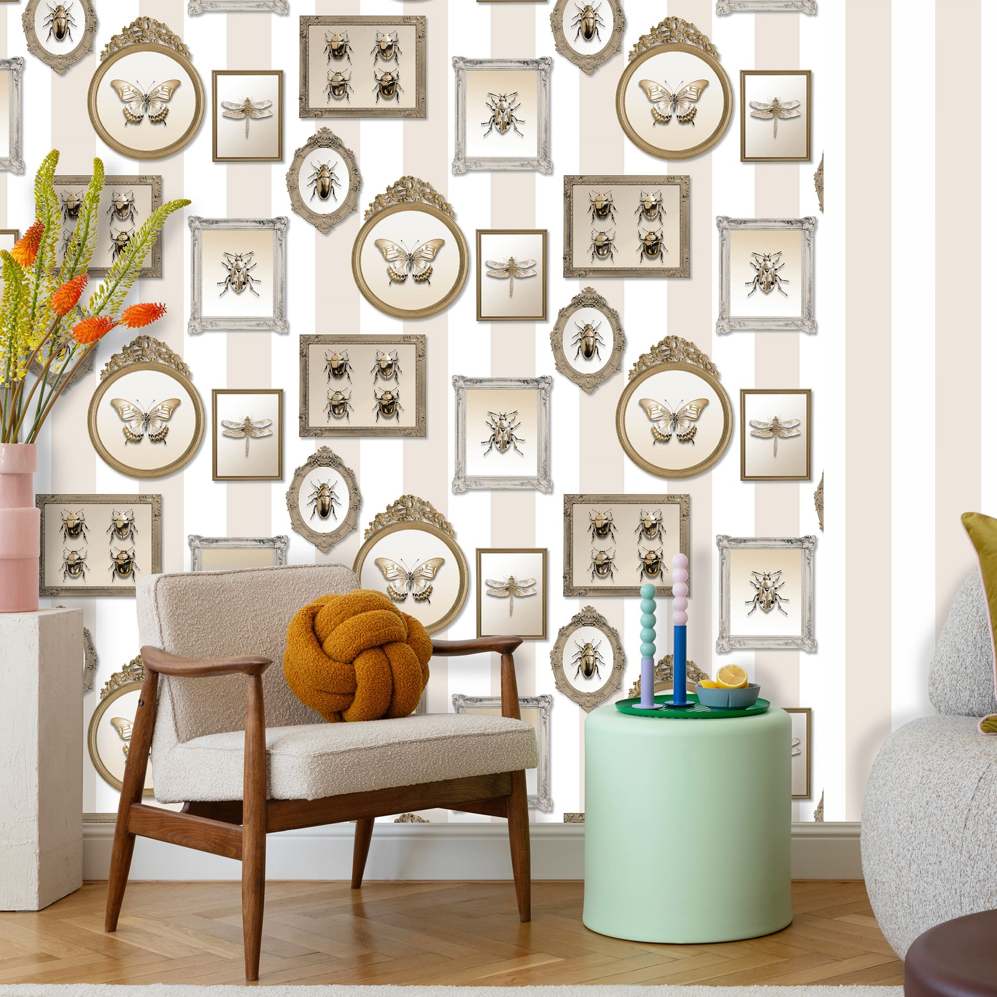 Designs Direct Entomology Gallery Wallpaper
