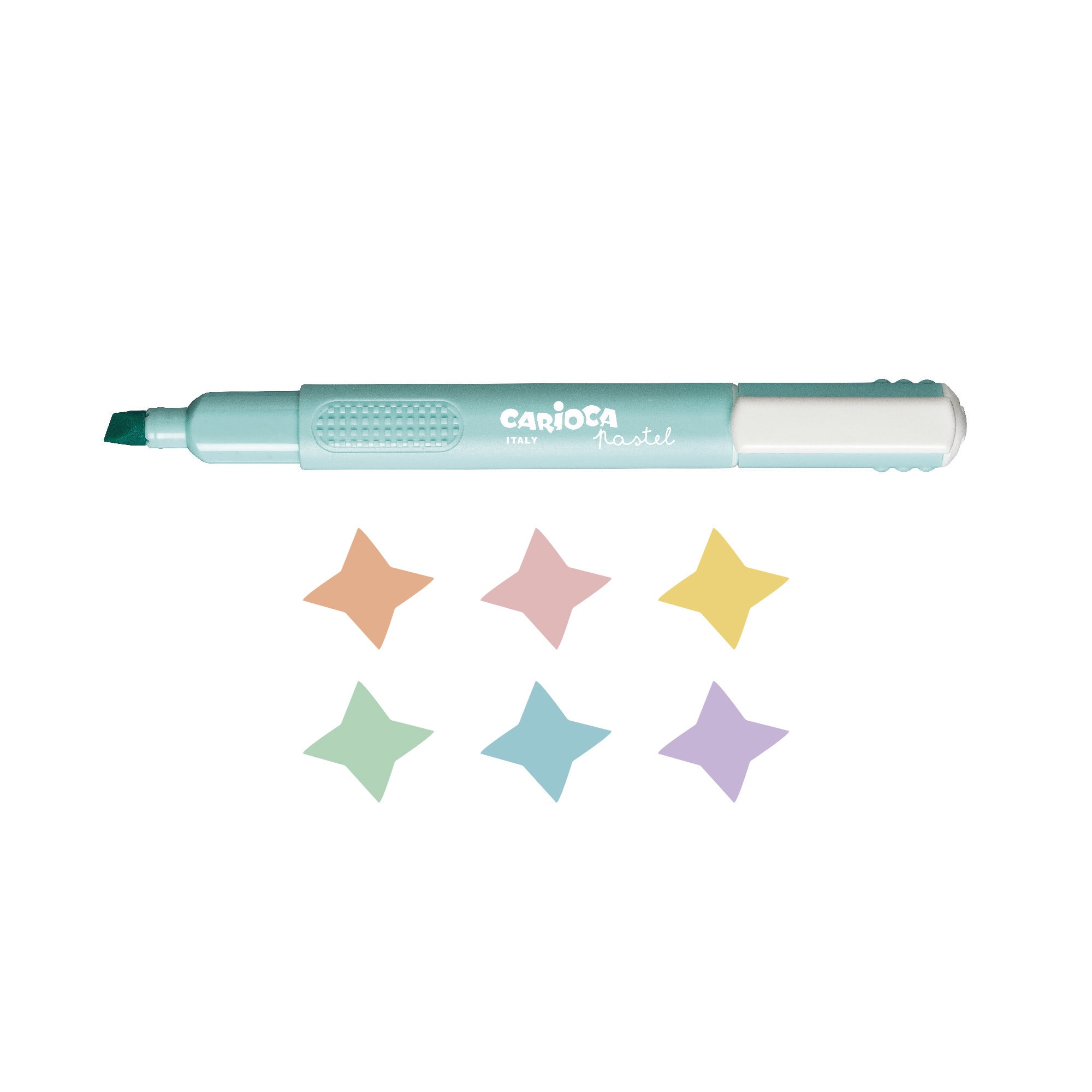 CARIOCA® 4.5mm Fluorescent & Soft Pastel Washable Highlighter Set