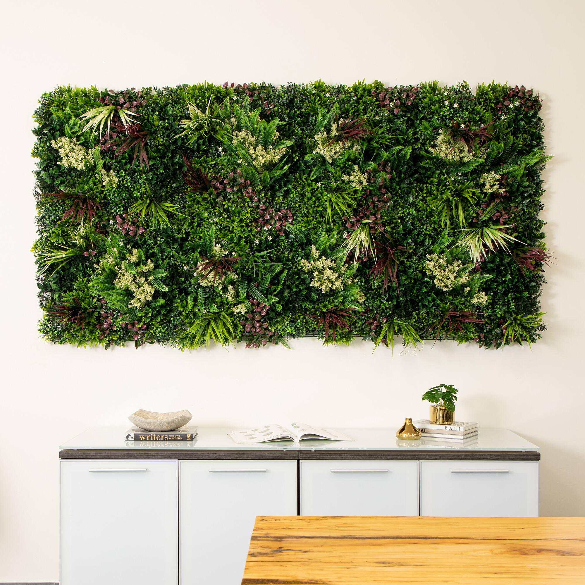 20" Corfu Island Artificial Living Wall Panels, 3ct.