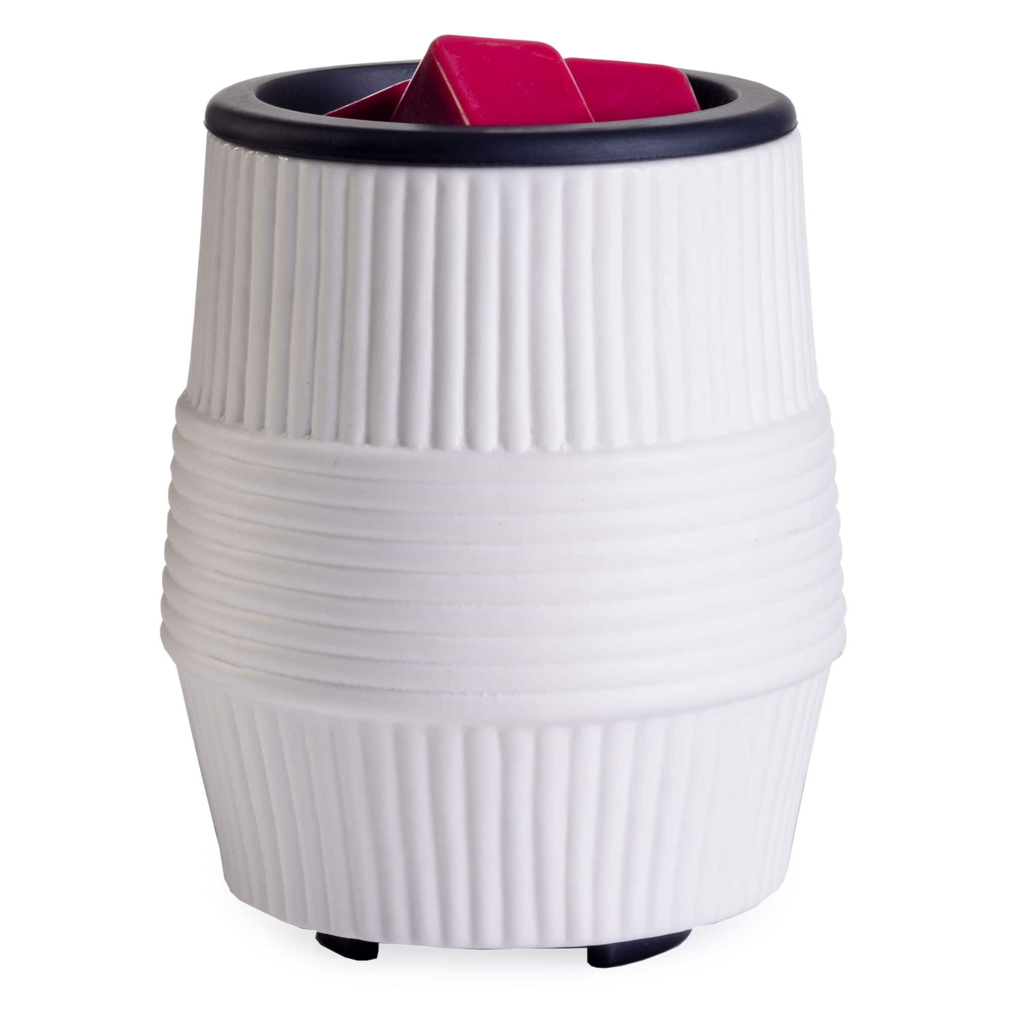 Candle Warmers Etc.® Porcelain Ridges Flip Dish Wax Warmer
