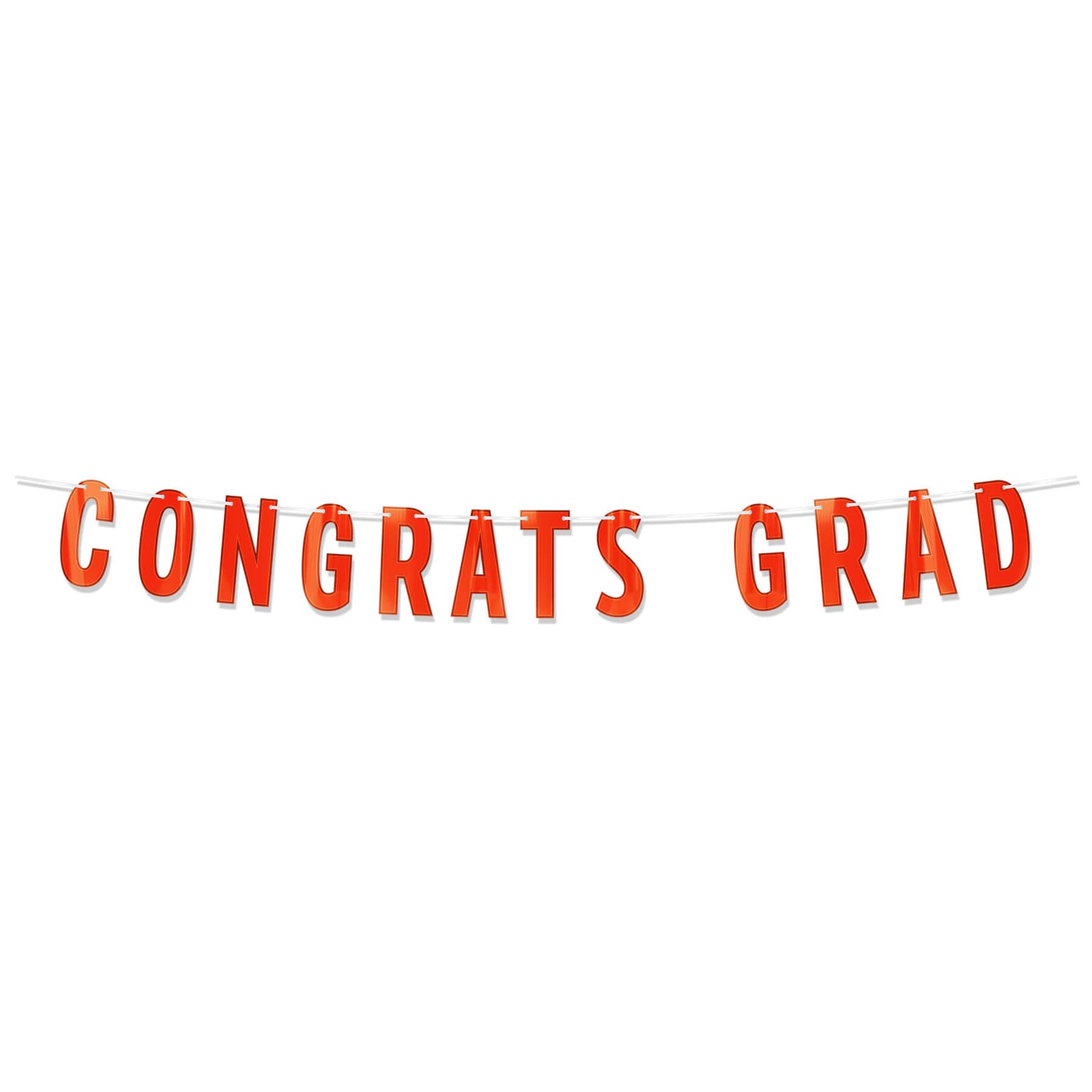 Beistle 5ft. Congrats Grad Streamer