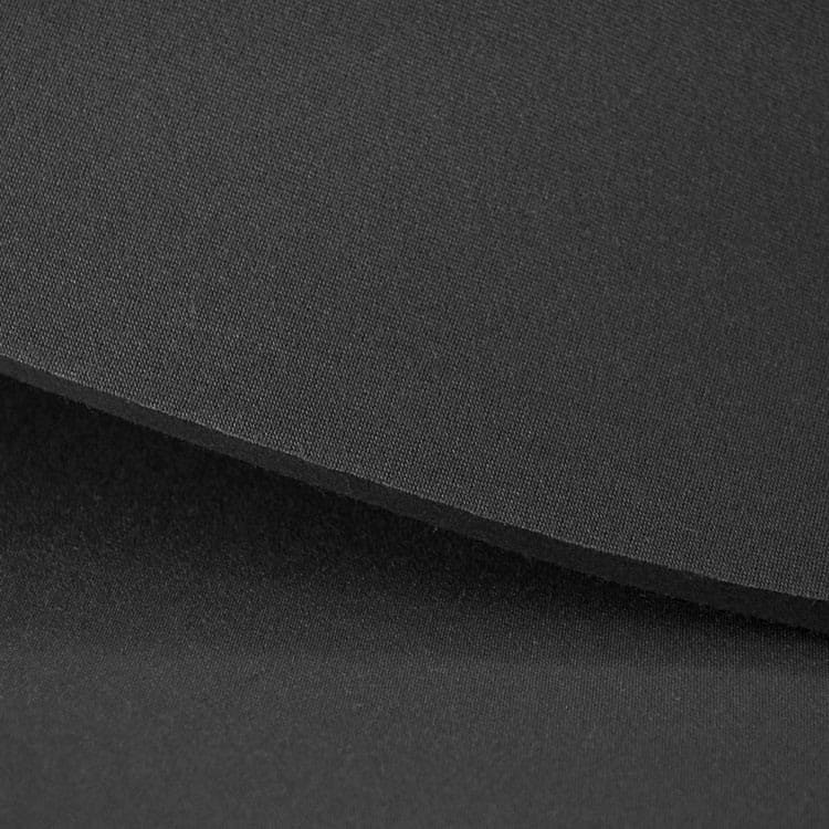 2mm Black Nylon Double Lined Neoprene Sheet - CR