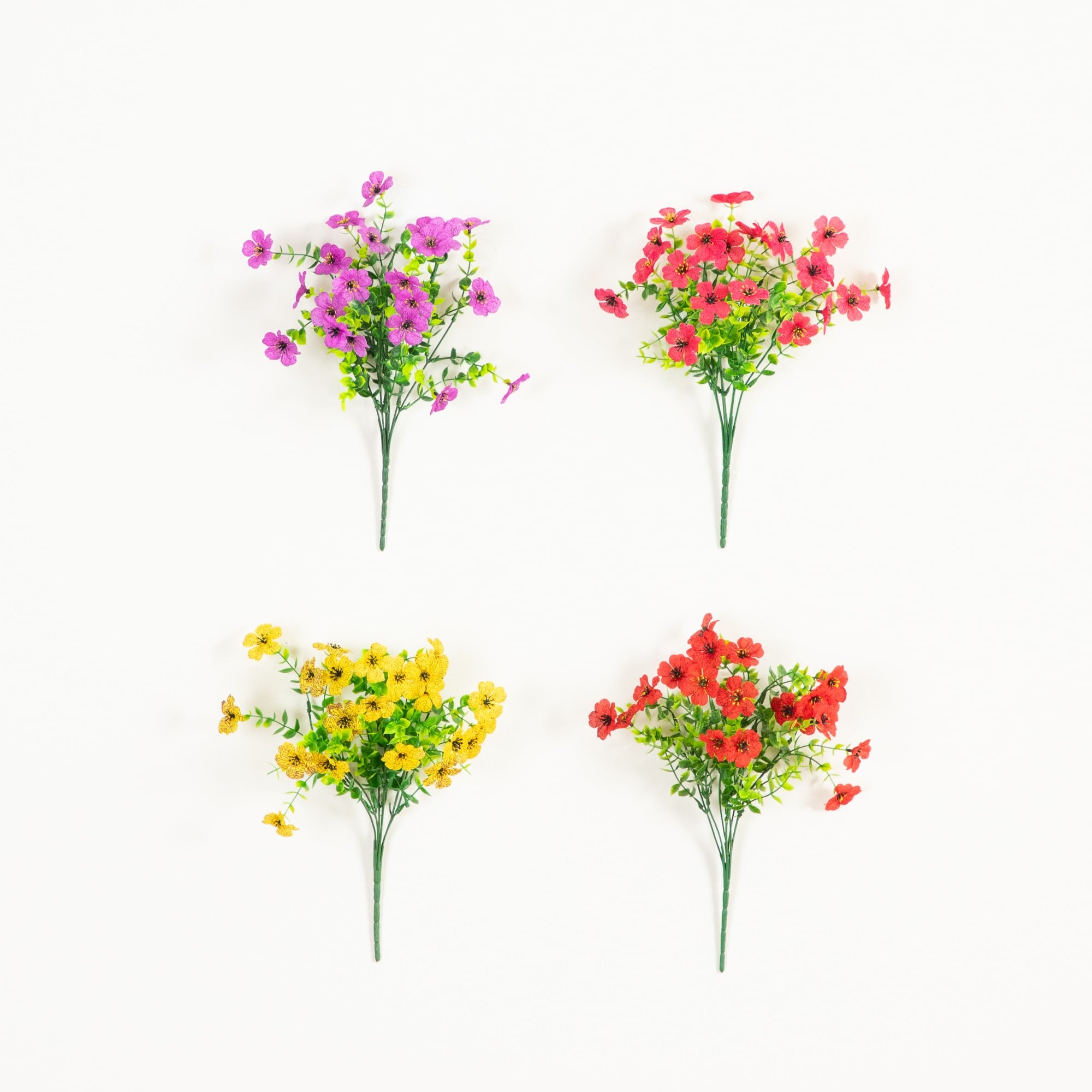 13" UV Resistant Artificial Daisy Bushes, 12ct.