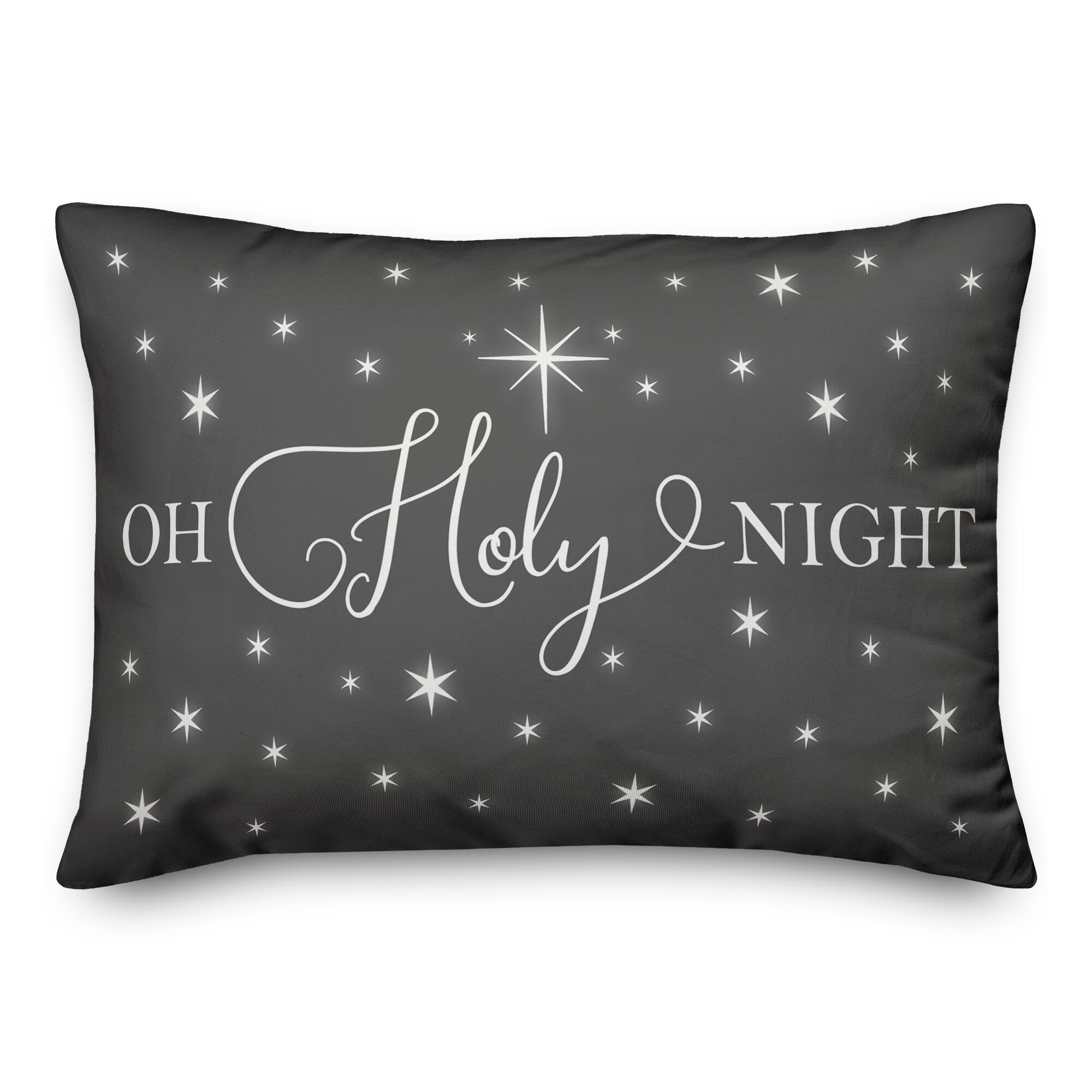 Oh Holy Night 20" x 14" Spun Poly Pillow