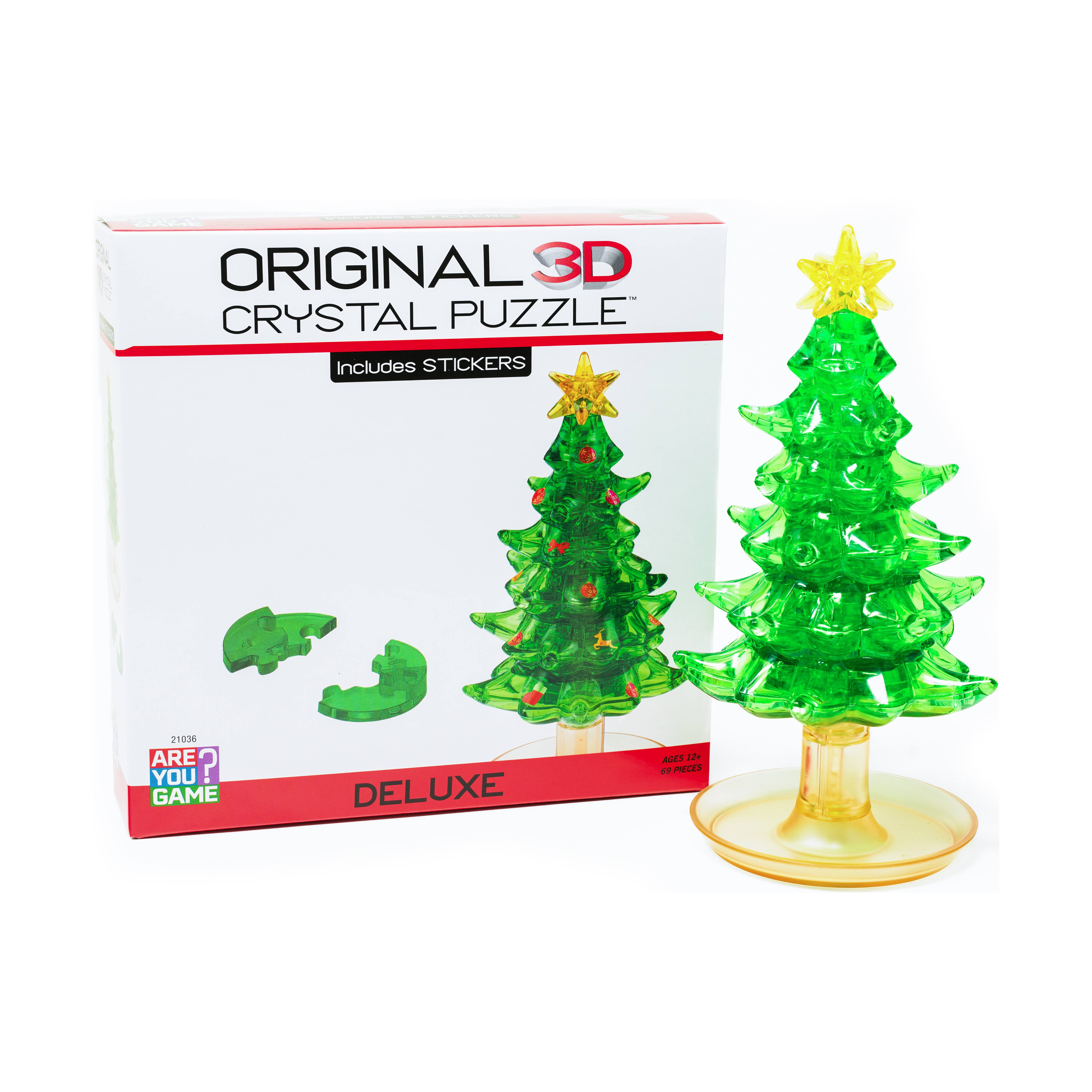 3D Crystal Puzzle - Christmas Tree: 69 Pcs