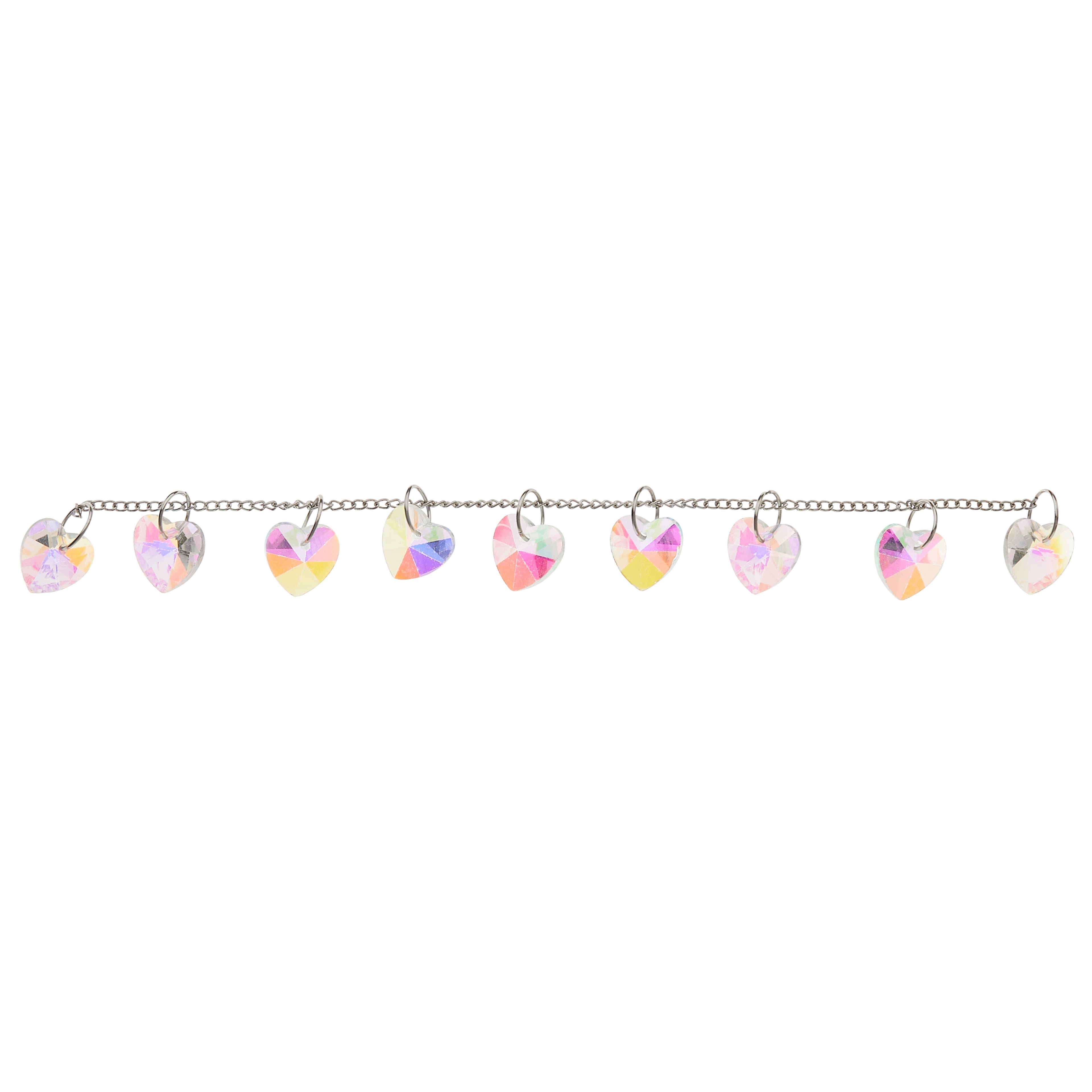 12 Pack: Faceted Glass Heart Beads, 10mm by Bead Landing™