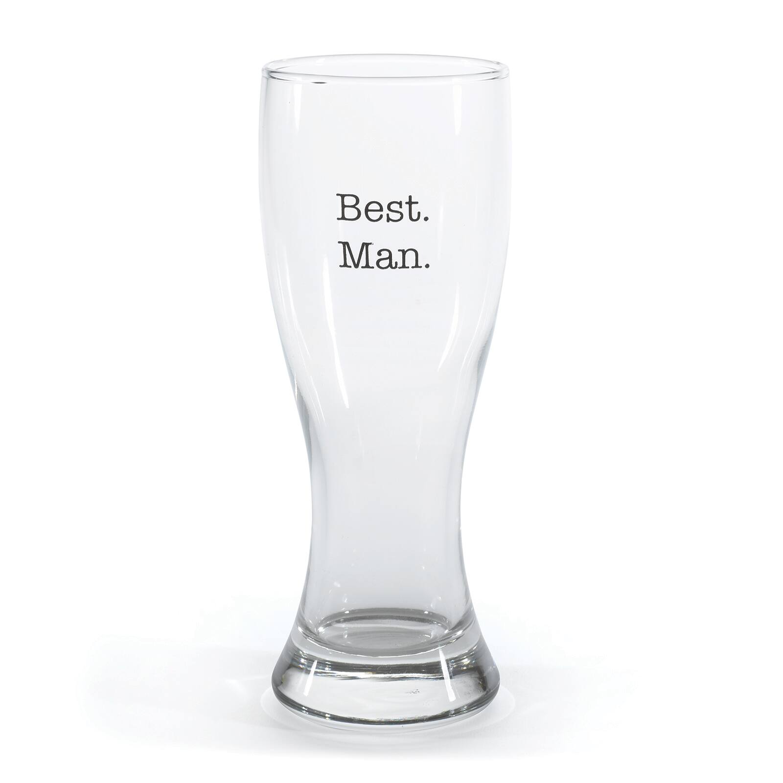Hortense B. Hewitt Co. Grooms’ Man Pilsner, Best Man in Clear | 8.5″ | Michaels®